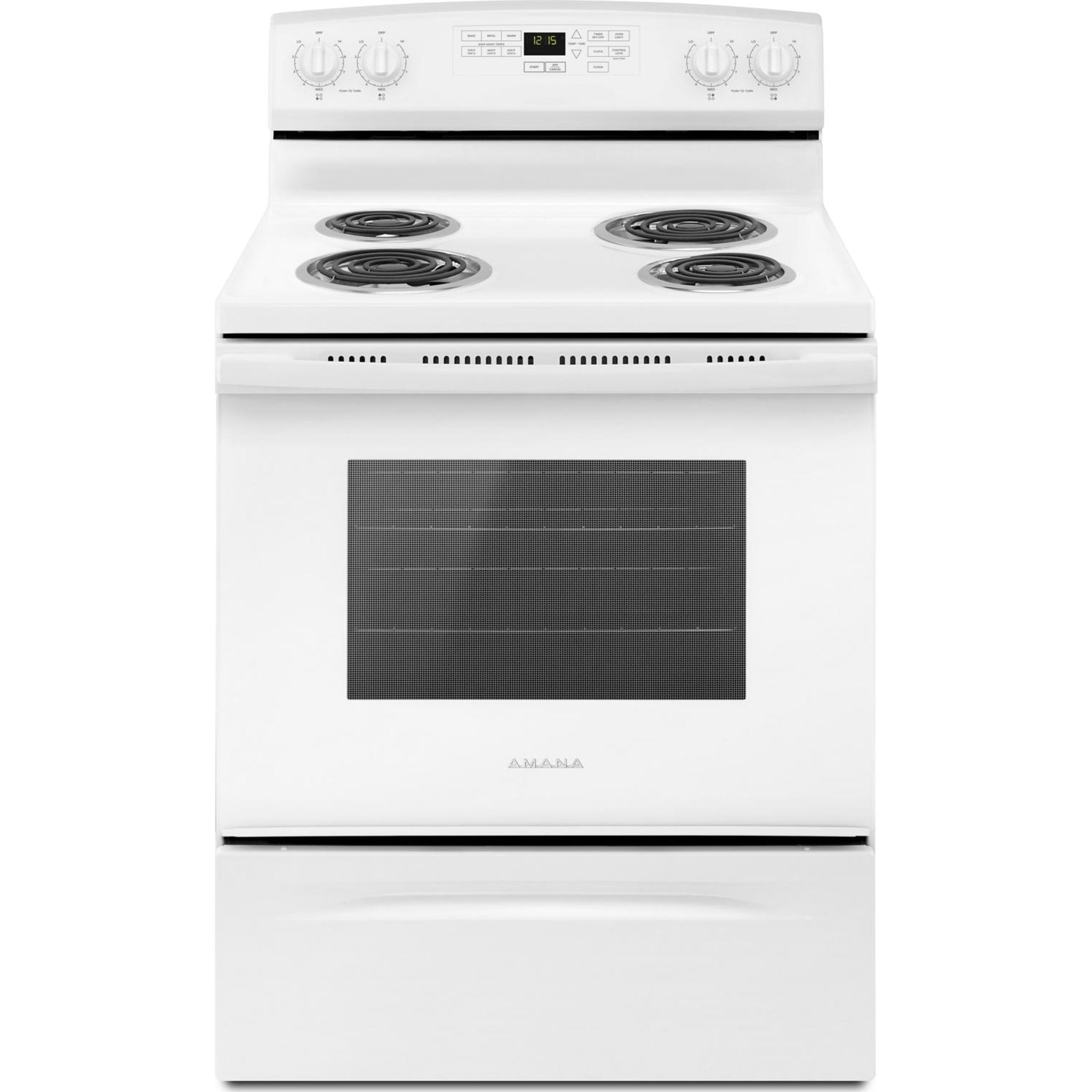 Cuisinière autonettoyante Amana (YACR4503SFW) - Blanc
