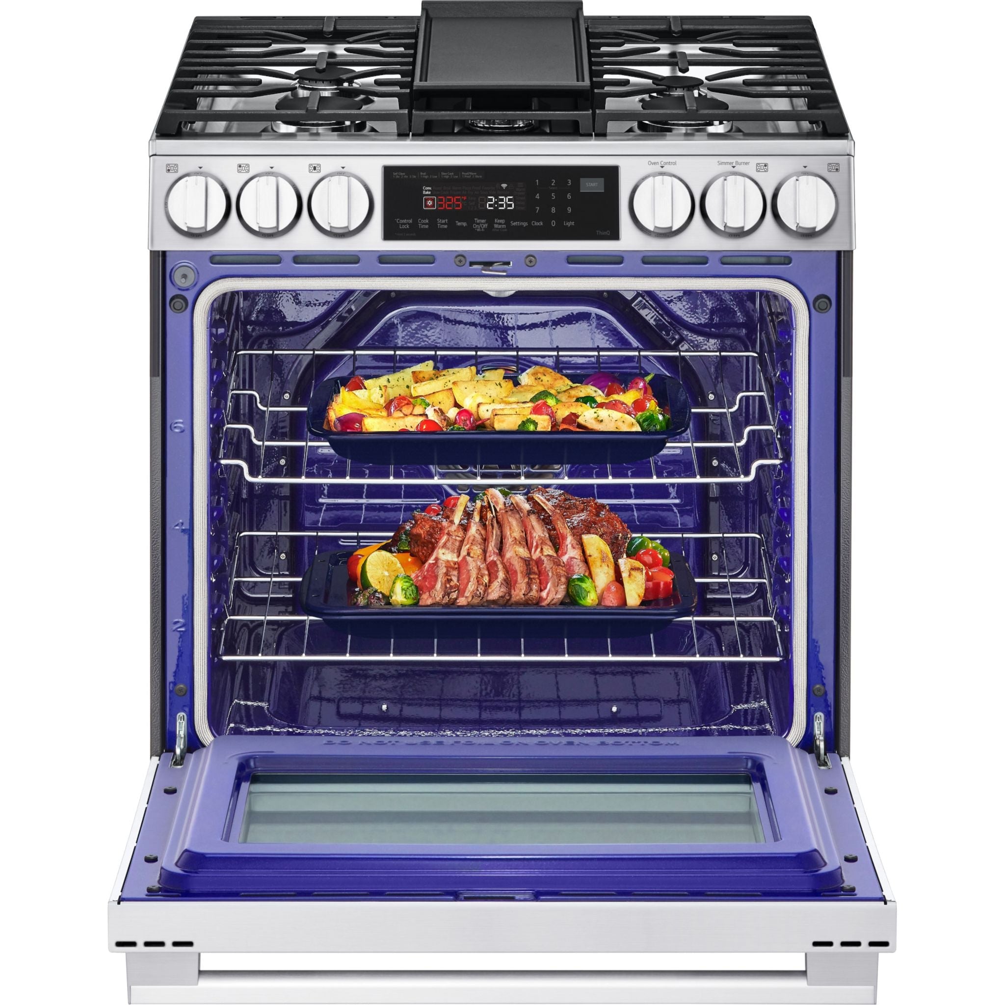 Cuisinière à gaz LG 30 (LSGL6335X) - PrintProof Steel