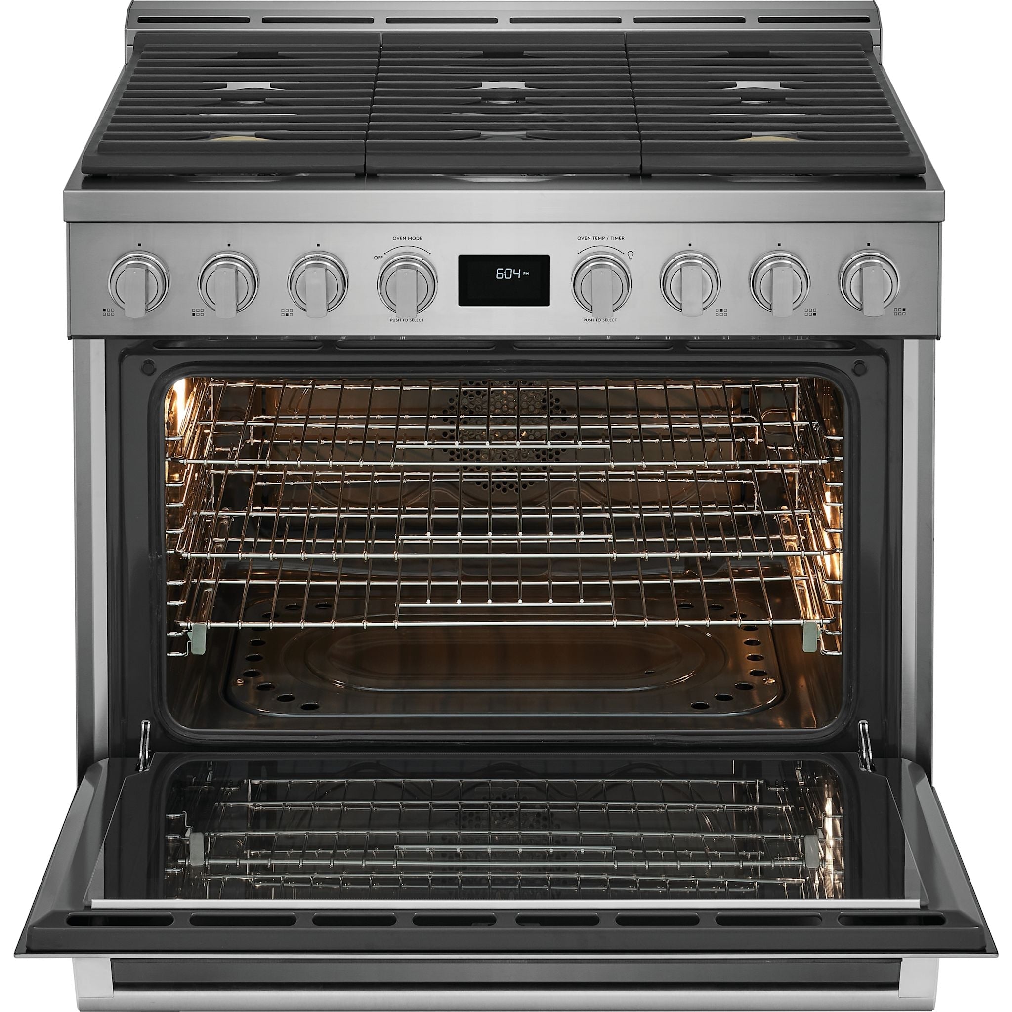 Cuisinière à gaz Electrolux (ECFG3668AS) - Acier inoxydable