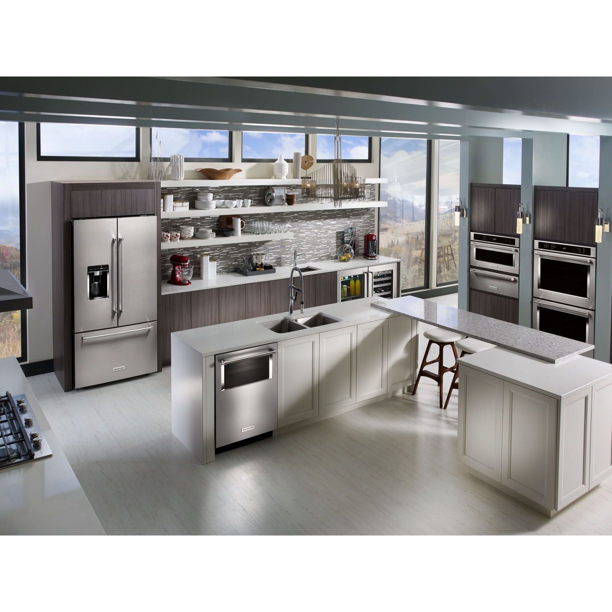 Table de cuisson à gaz KitchenAid 36 po (KCGS956ESS) - Acier inoxydable