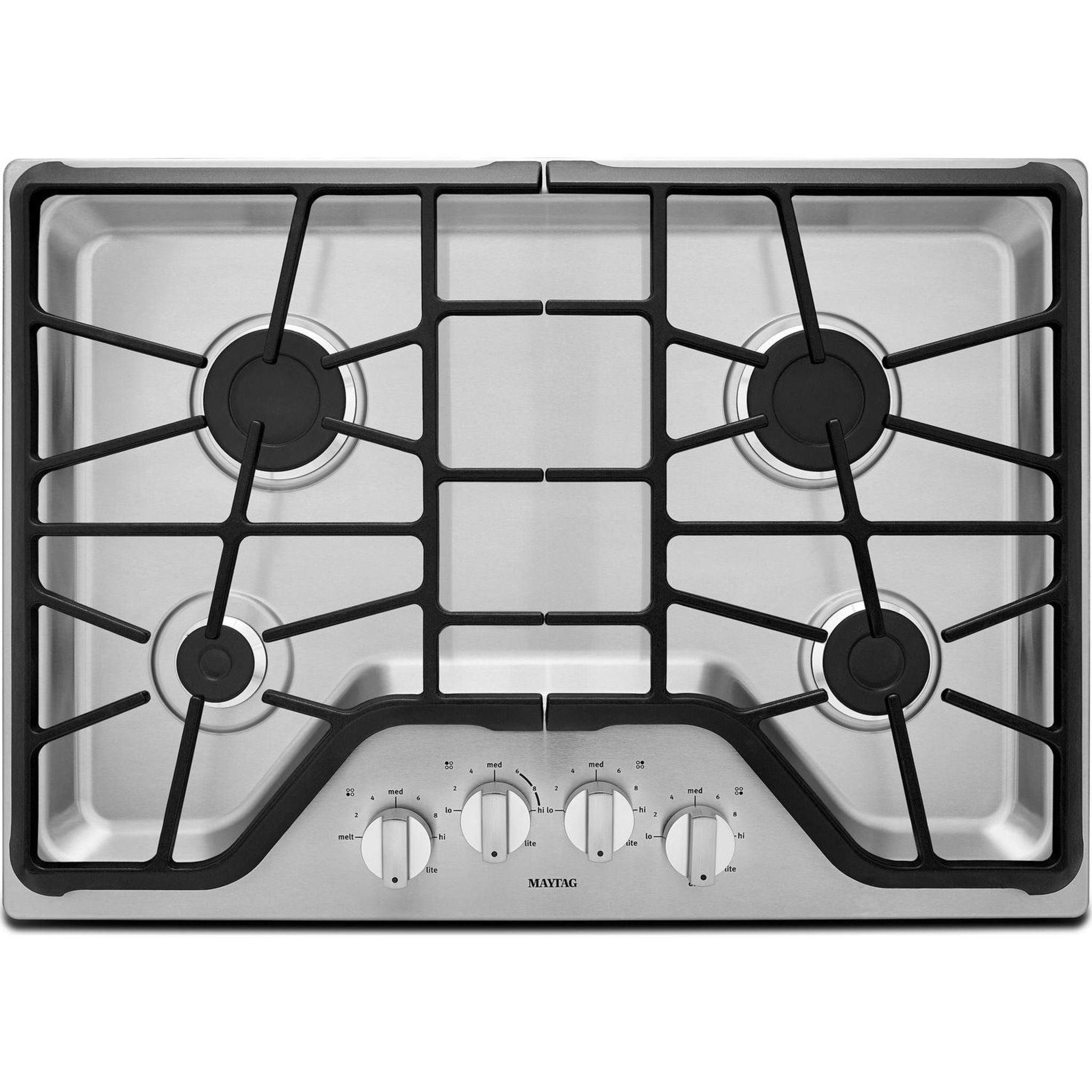 Table de cuisson à gaz Maytag 30 (MGC7430DS) - Acier inoxydable