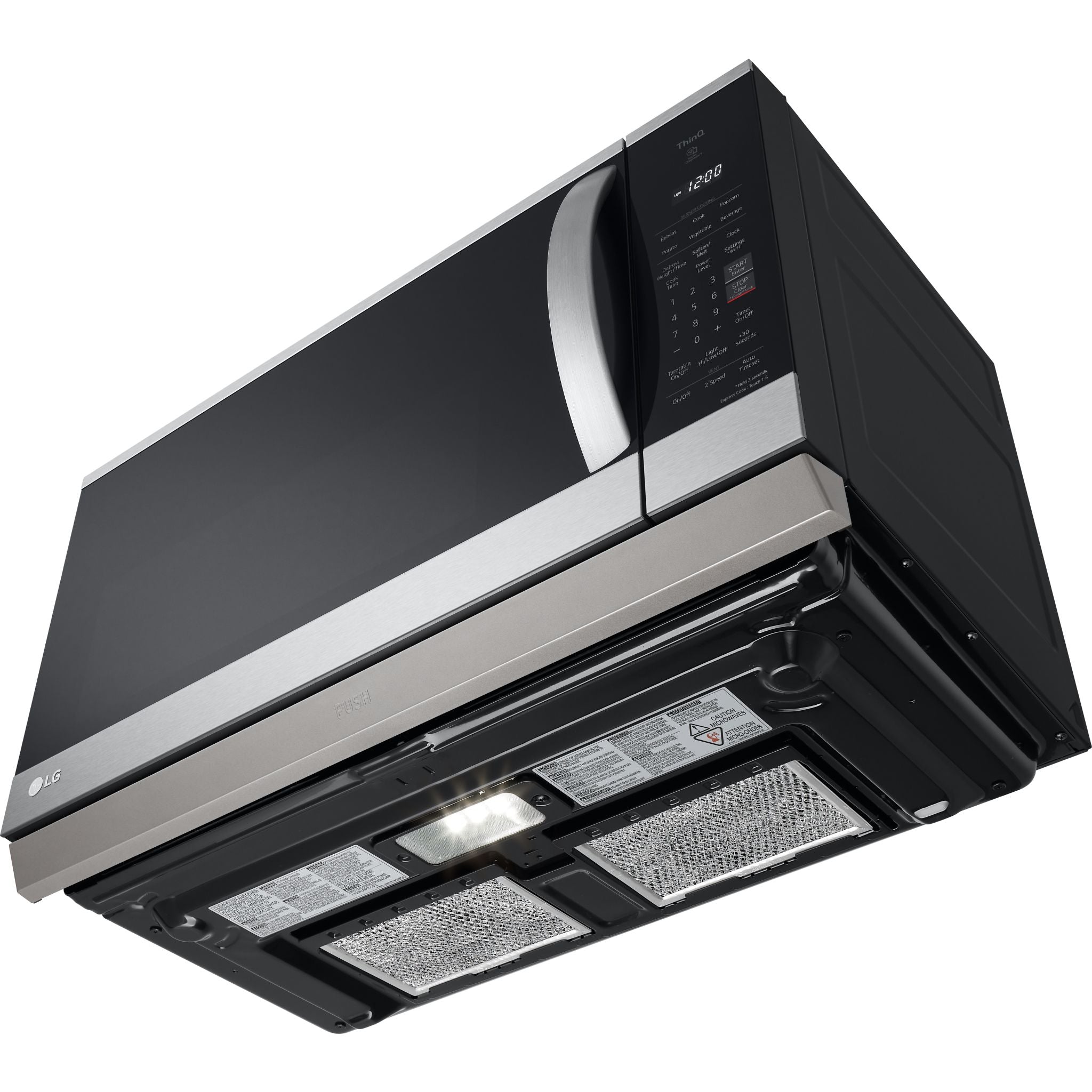 Micro-ondes LG OTR (MVEL2125F) - Acier inoxydable