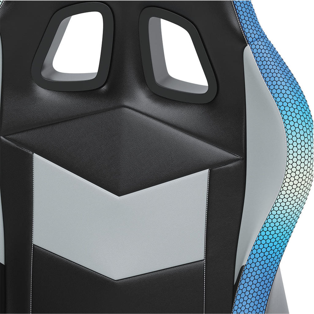 Chaise de jeu pivotante Lynxtyn - Noir/Gris