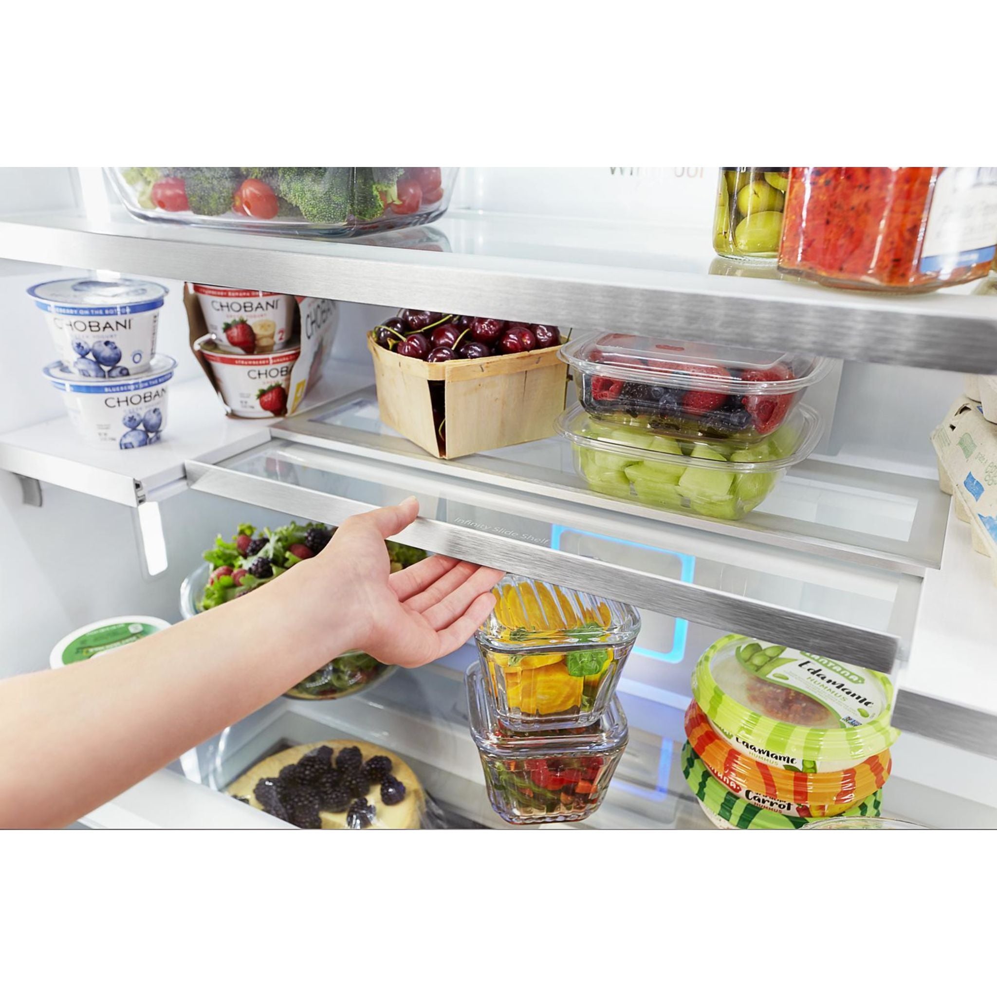 Réfrigérateur à portes françaises Whirlpool (WRFC9636RV) - Acier inoxydable et noir