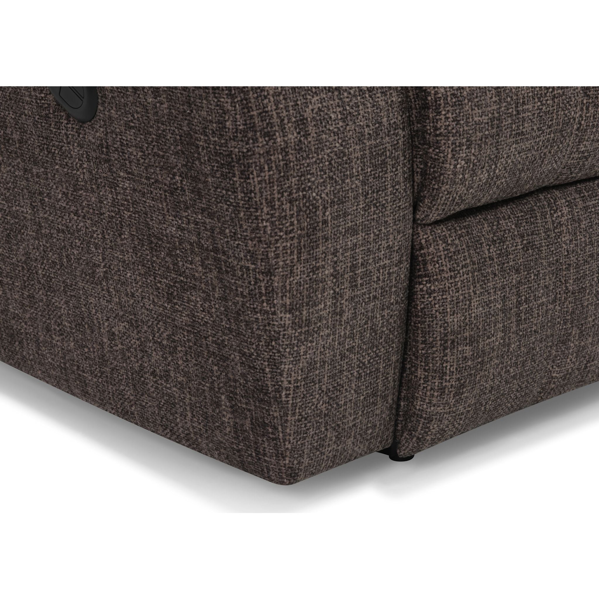 Causeuse inclinable électrique Mira avec console - Ardoise pavée