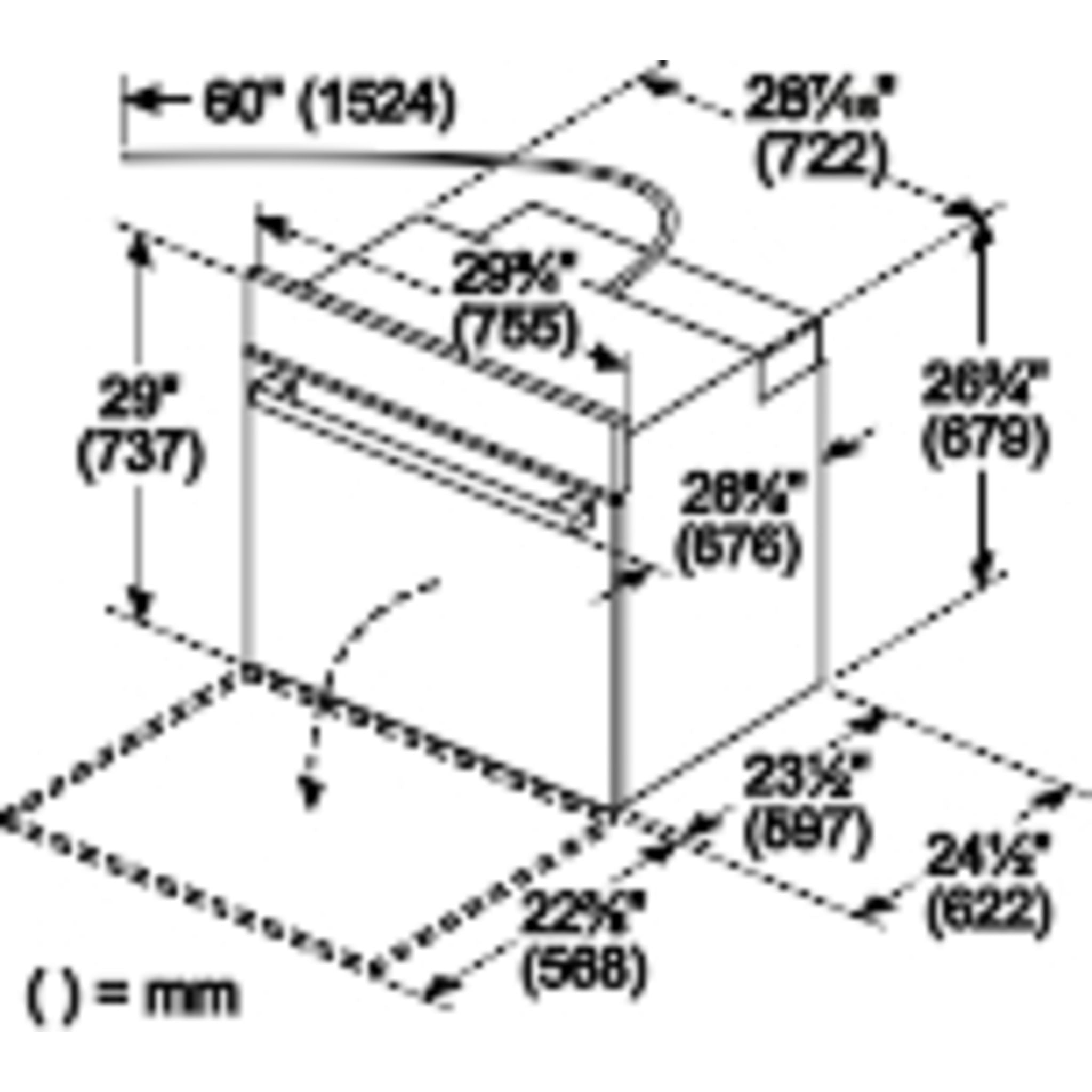Four mural à convection Bosch 30 (HBLP454UC) - Acier inoxydable