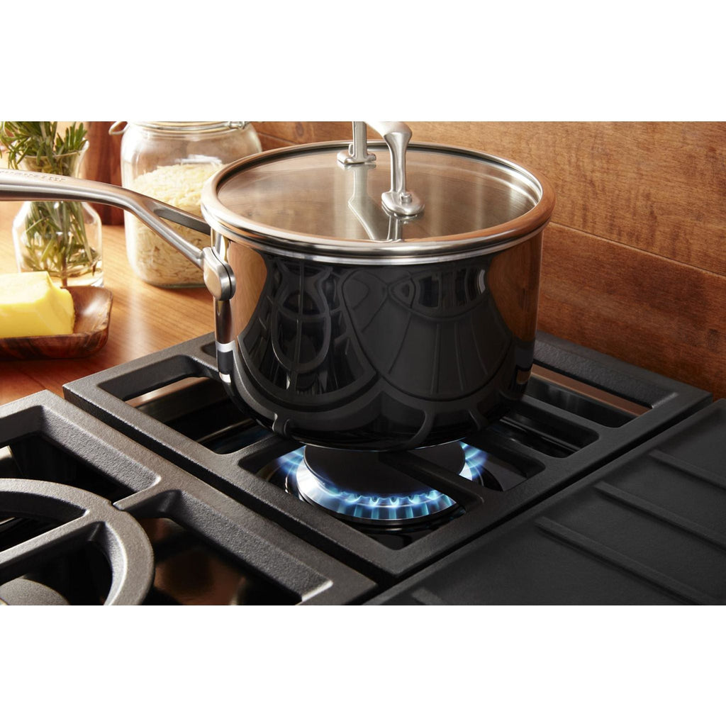 Table de cuisson à gaz KitchenAid 30 (KCGC500JSS) - Acier inoxydable