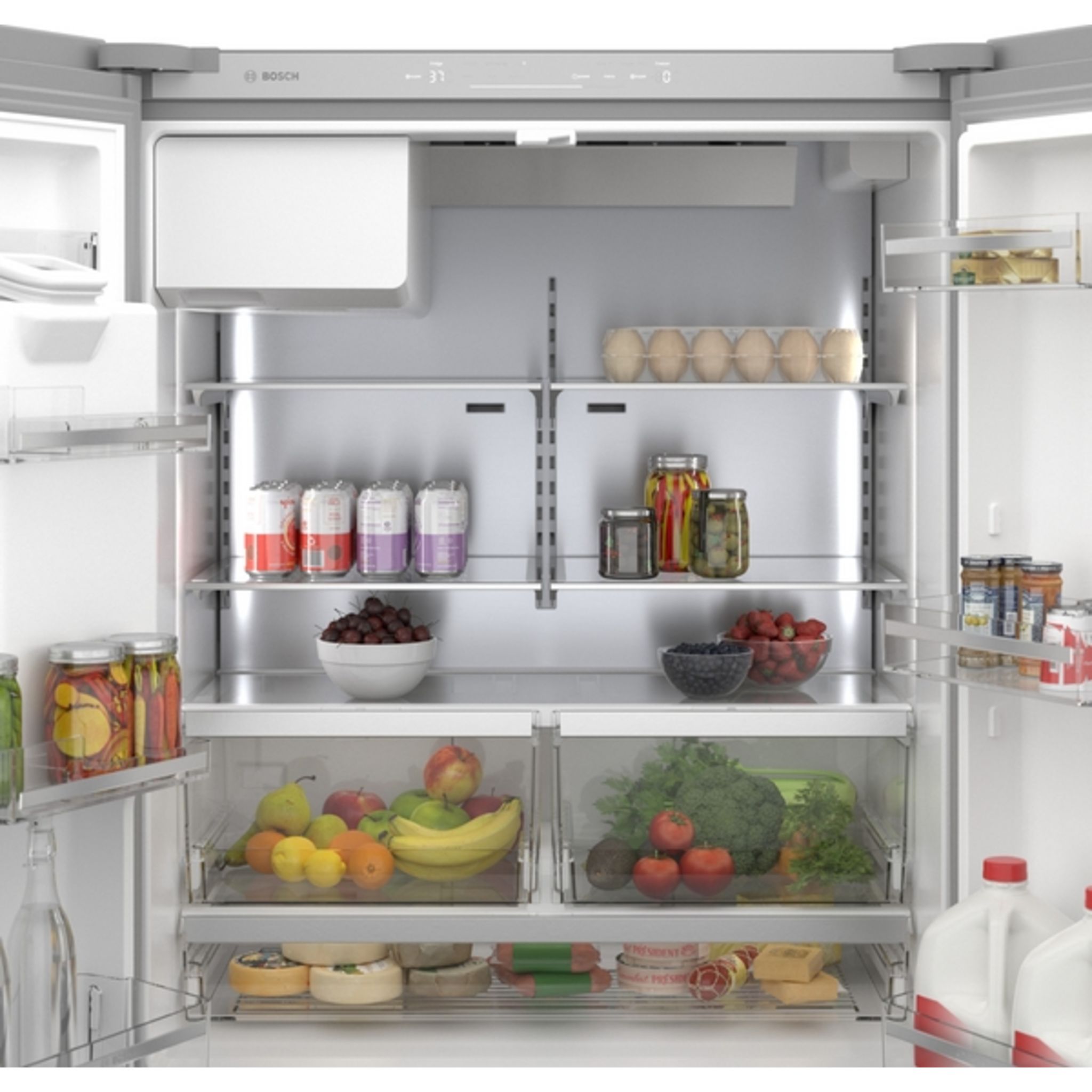 Réfrigérateur à portes françaises Bosch (B36CD50SNS) - Acier inoxydable