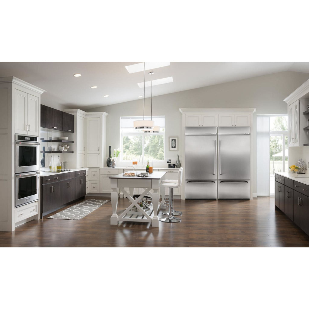 Réfrigérateur à congélateur inférieur KitchenAid (KBBR306ESS) - Acier inoxydable