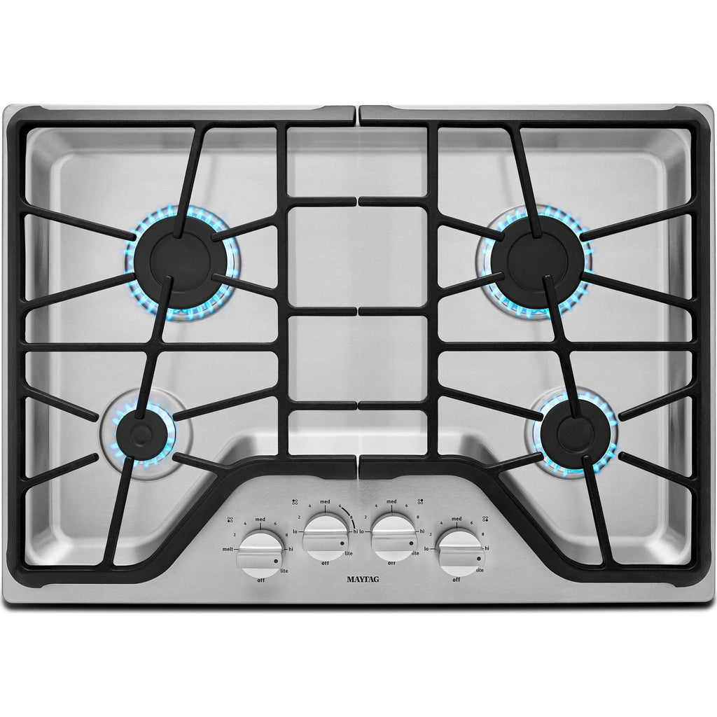 Table de cuisson à gaz Maytag 30 (MGC7430DS) - Acier inoxydable