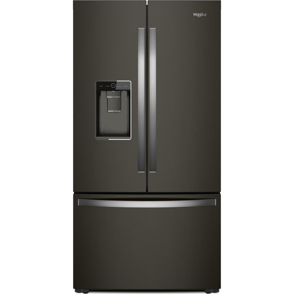 Réfrigérateur à portes françaises Whirlpool (WRFC9636RV) - Acier inoxydable et noir