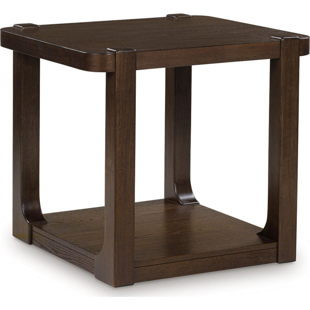 Table d'appoint Breckington - Marron foncé
