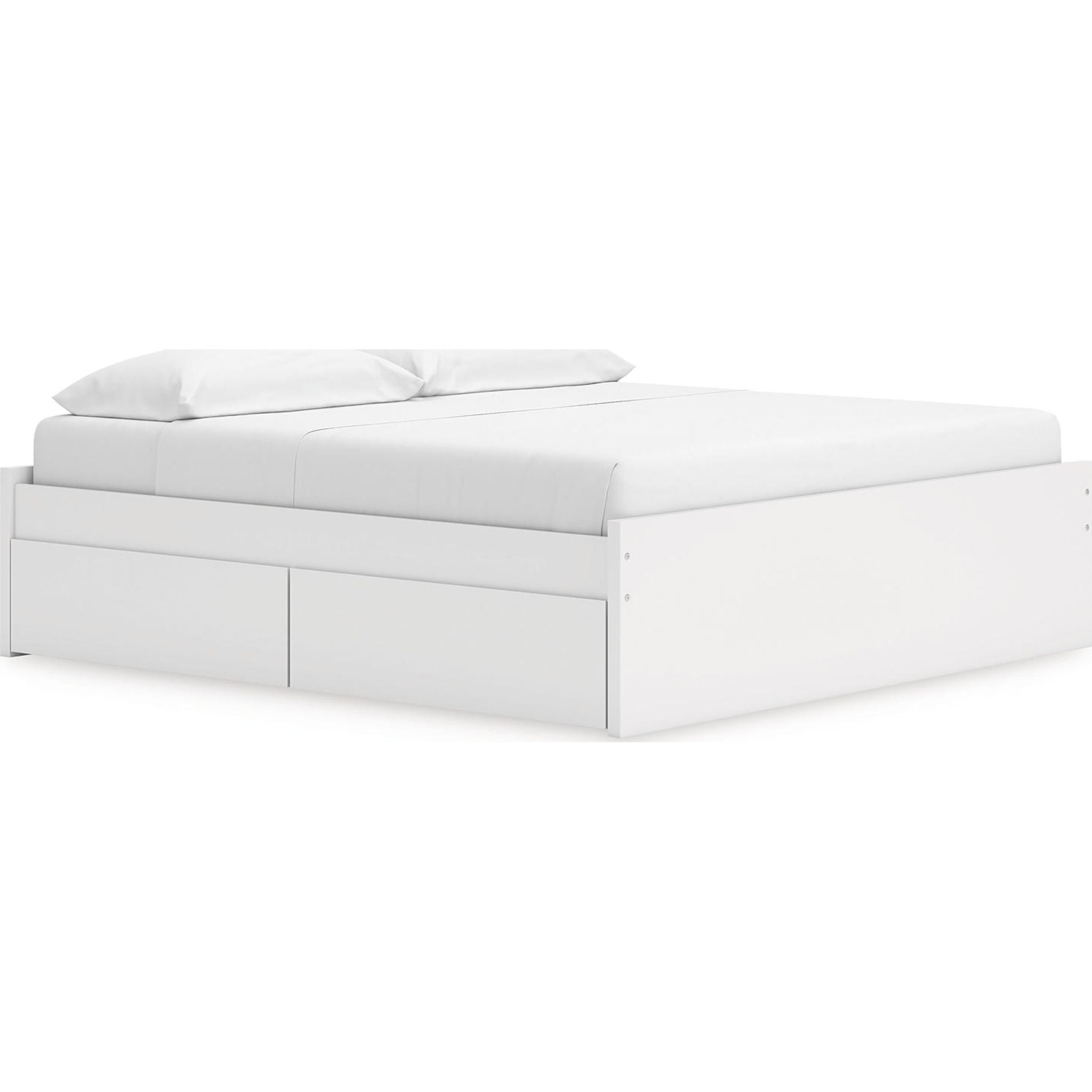 Lit de rangement Onita King - Blanc