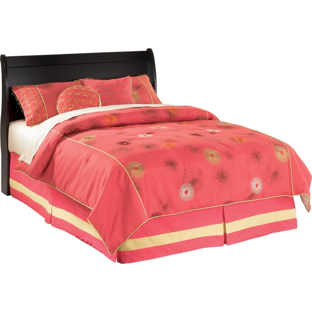 Tête de lit traîneau Huey Vineyard - Noir