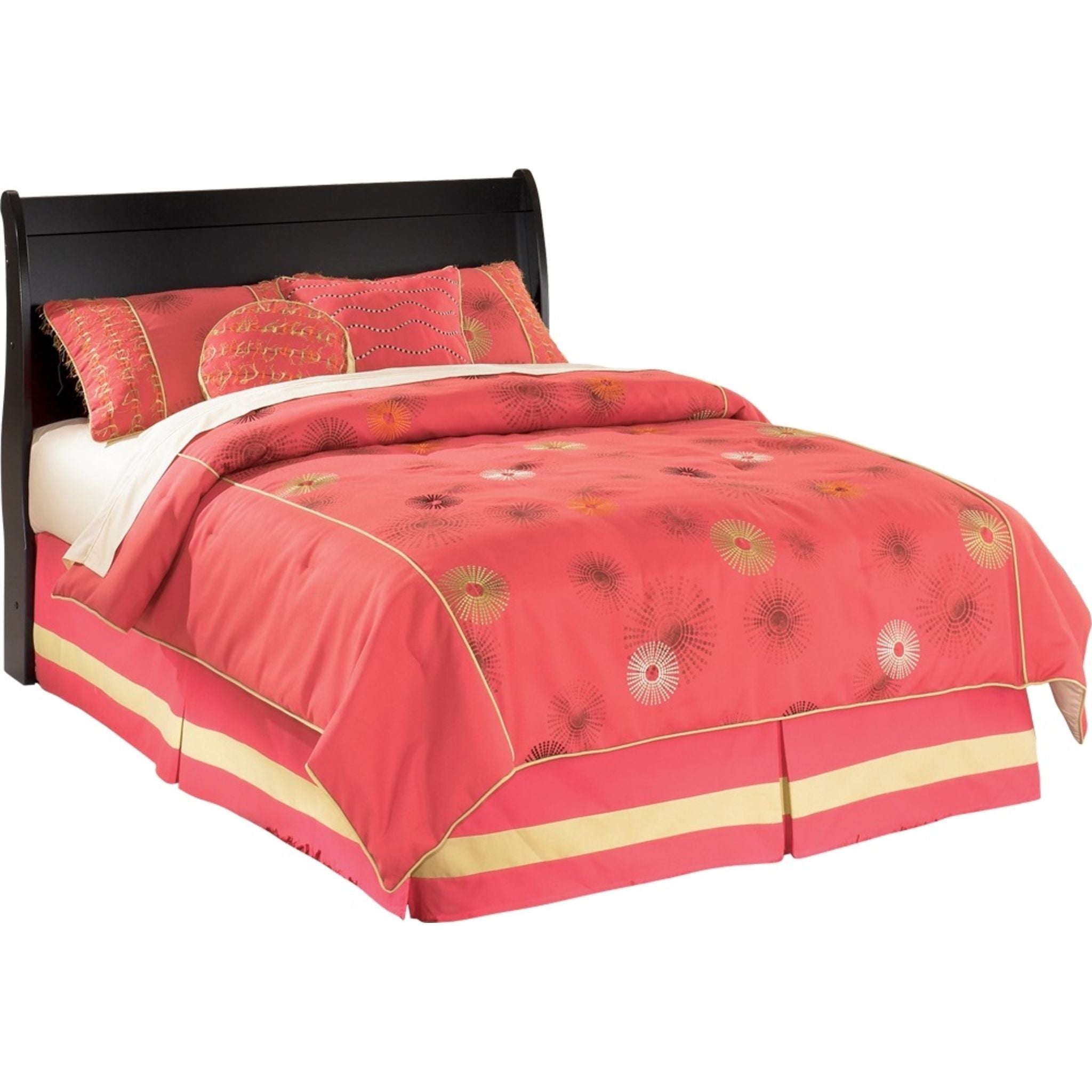 Tête de lit traîneau Huey Vineyard - Noir