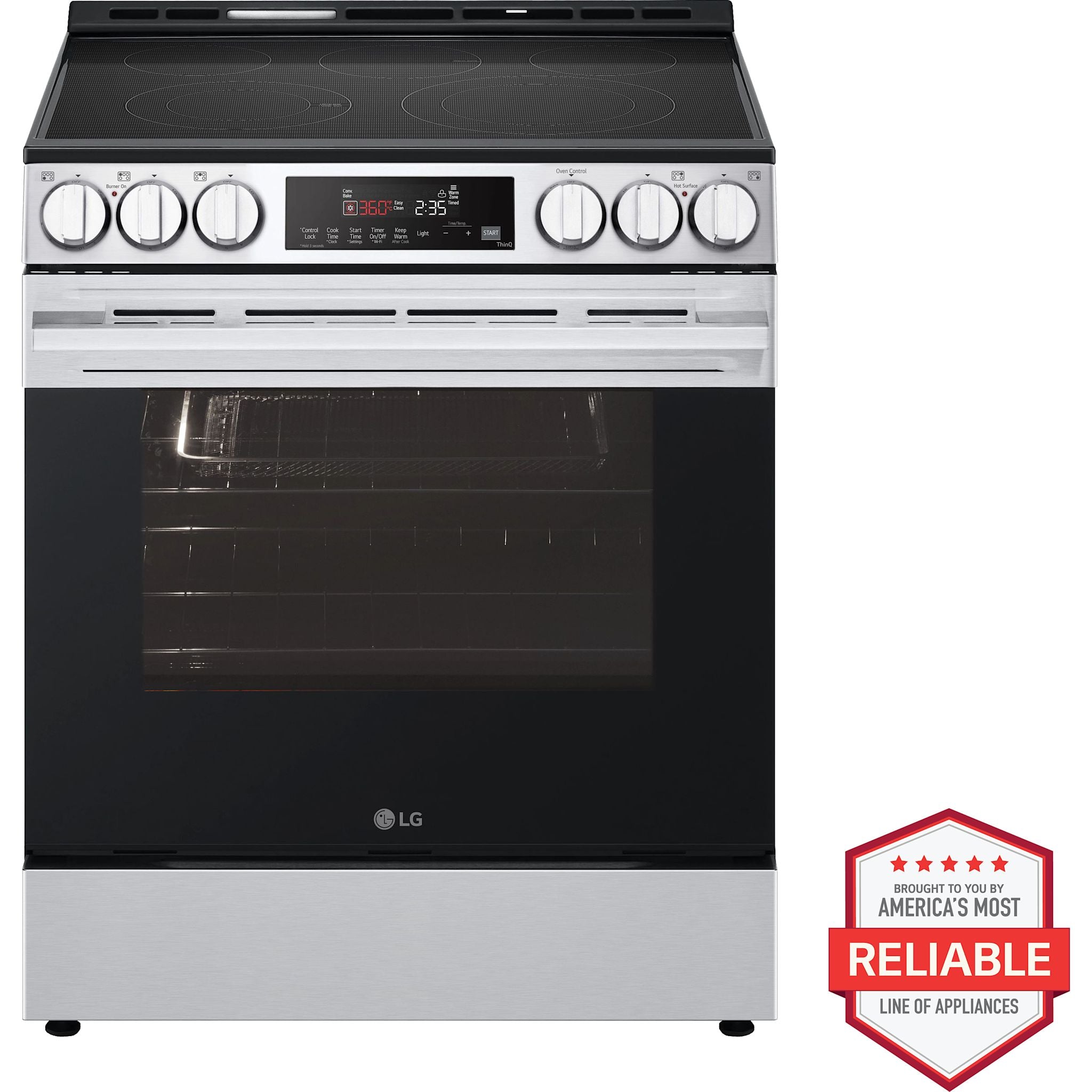 Cuisinière encastrable LG (LSEL6333XE) - Acier inoxydable