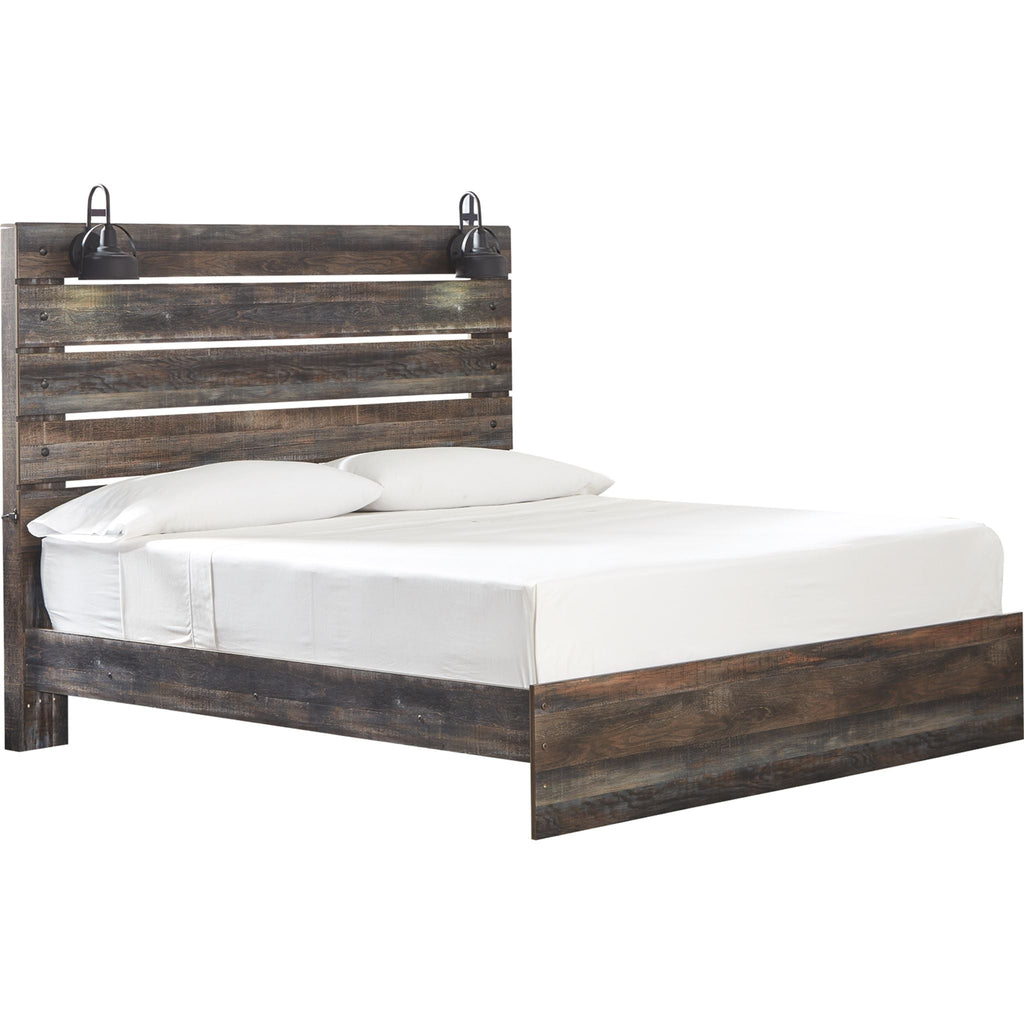 Lit à panneaux Drystan - Multi