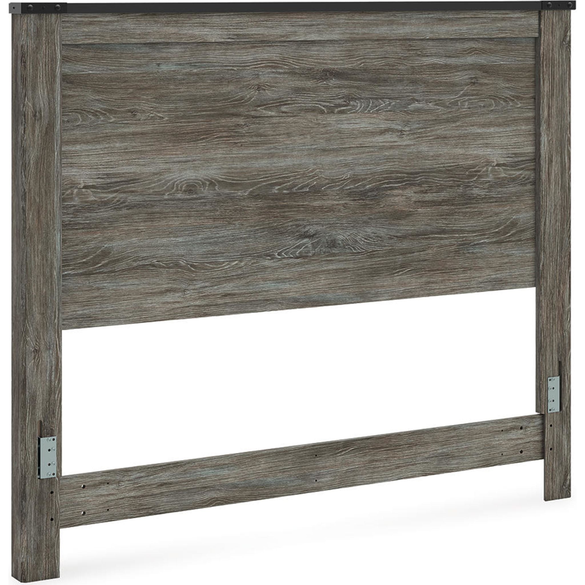 Tête de lit à panneaux Queen Frandern - Gris