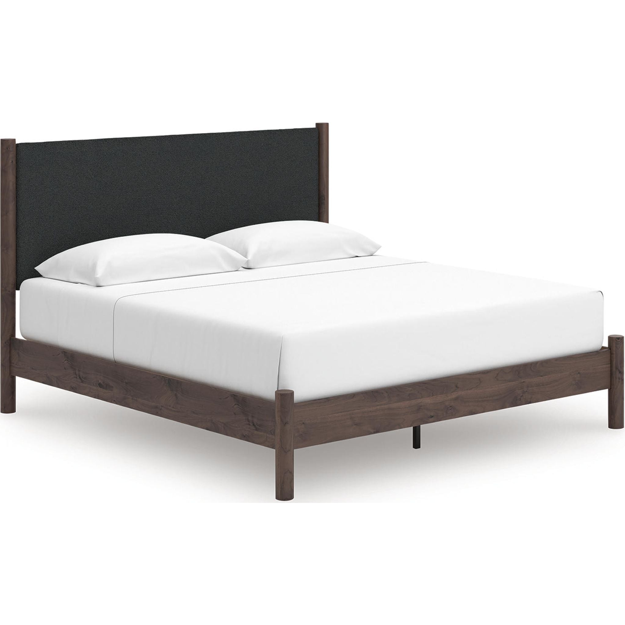 Lit plateforme Pamytta King - Marron