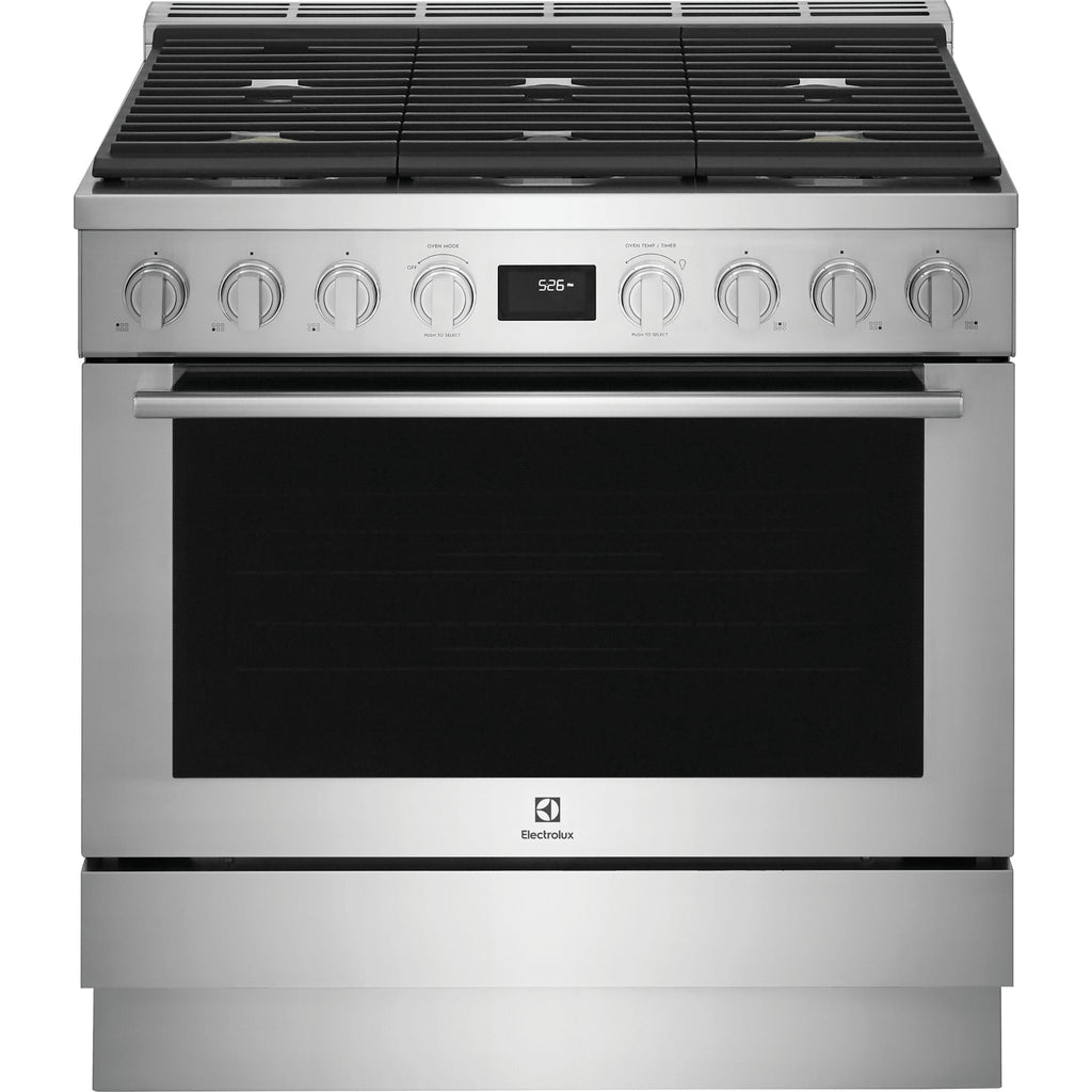 Cuisinière à gaz Electrolux (ECFD3668AS) - Acier inoxydable