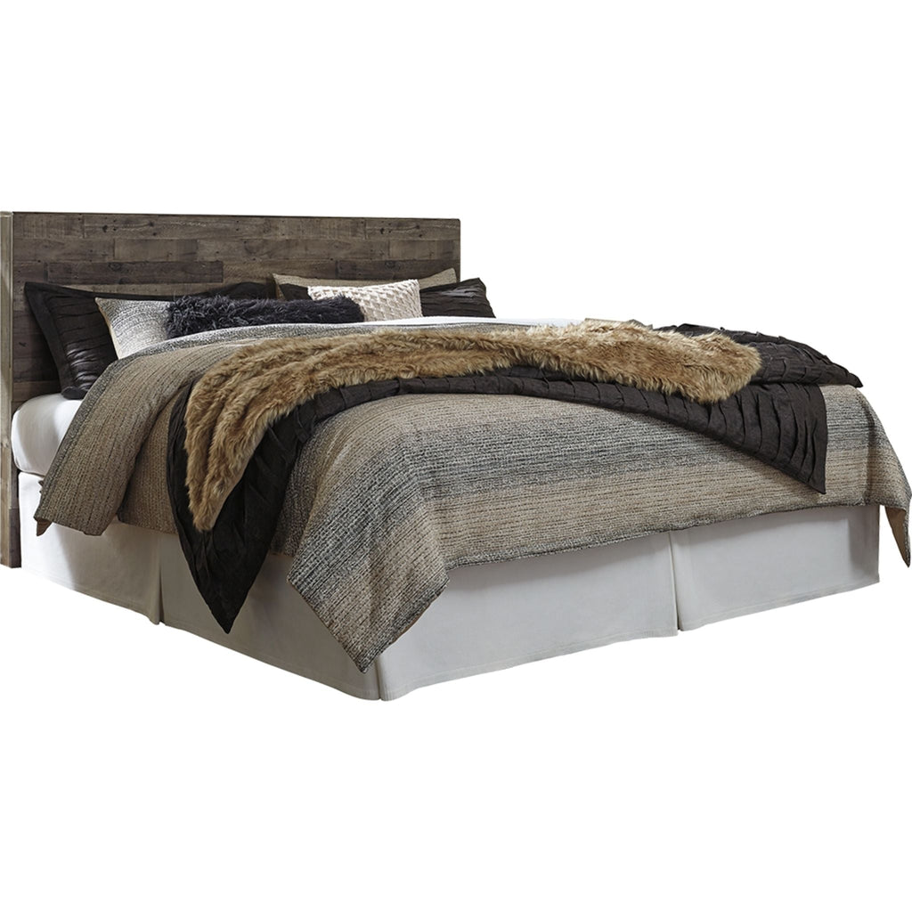 Tête de lit à panneaux Derekson - Gris multicolore