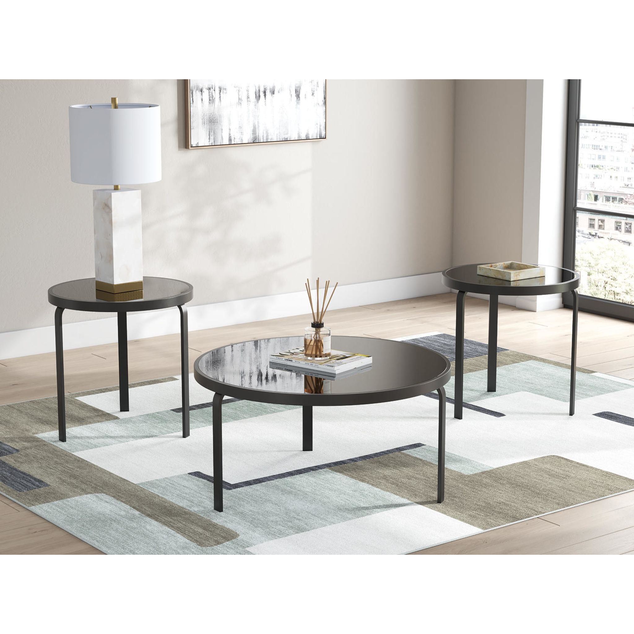 Tables Dorylin (lot de 3) - Noir
