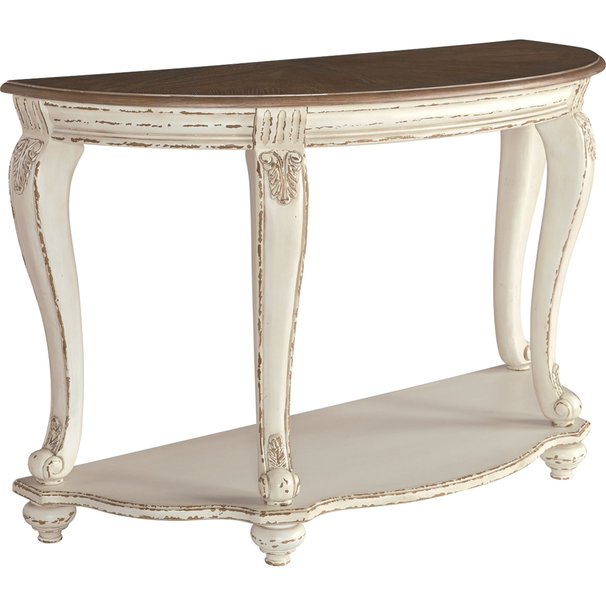 Table basse Meinertz - Blanc/Marron