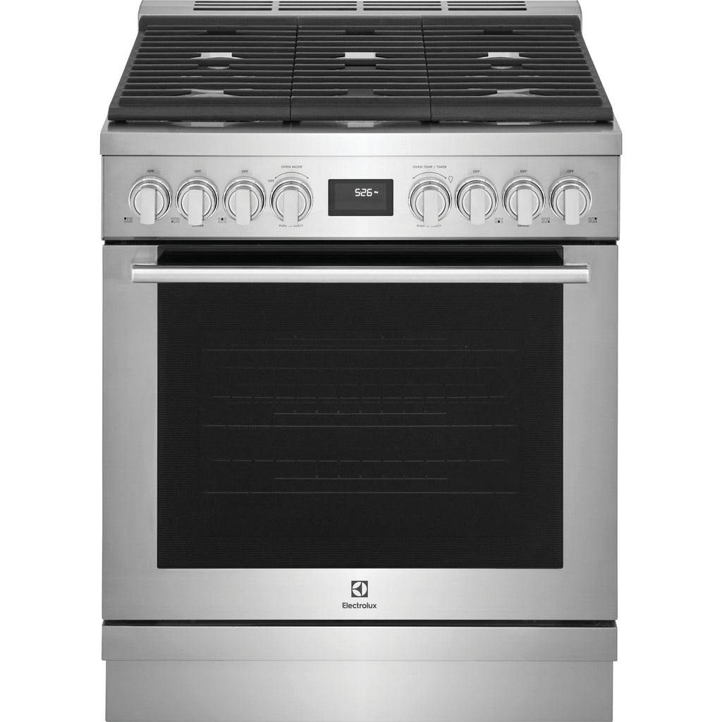 Cuisinière à gaz Electrolux 30 (ECFG3068AS) - Acier inoxydable