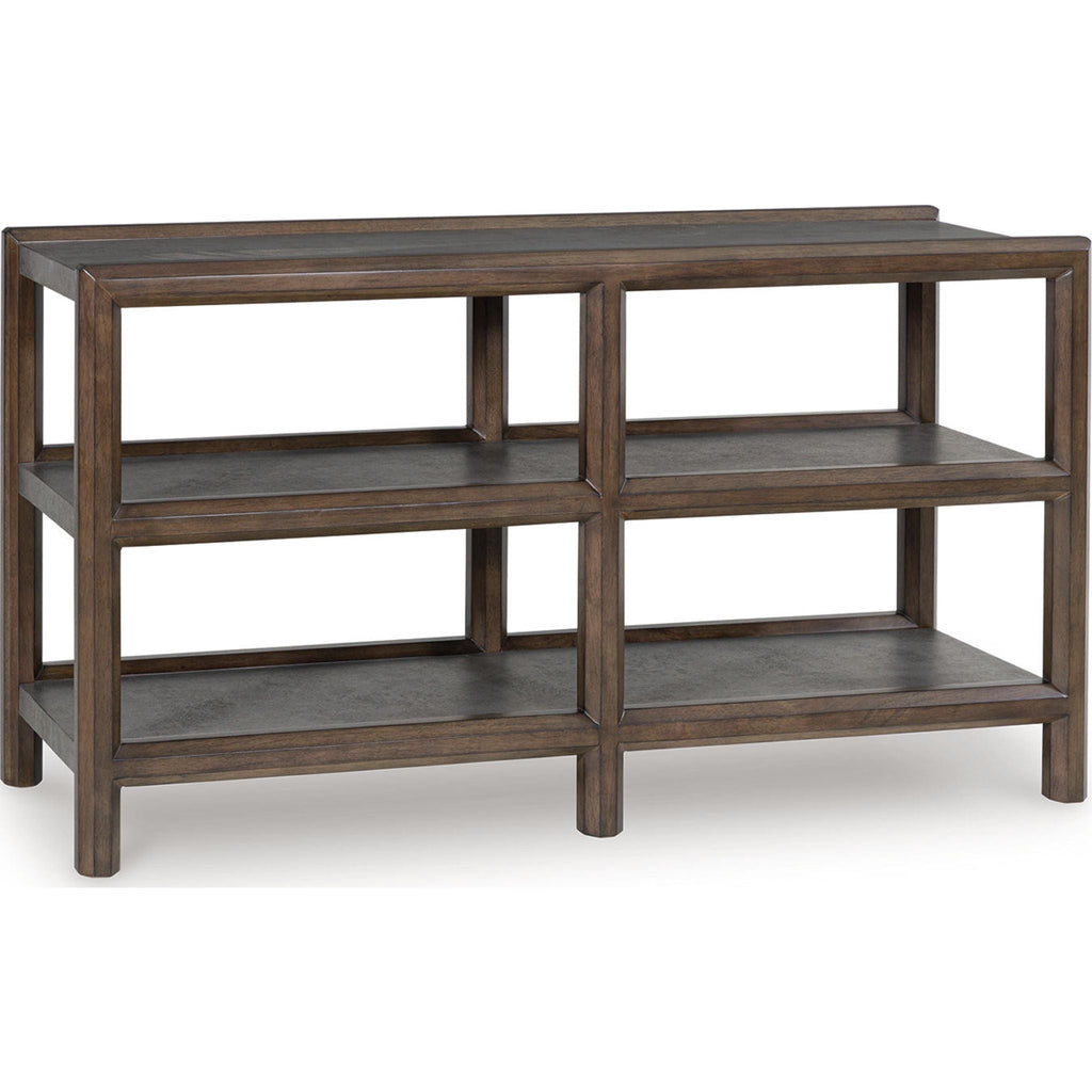 Table basse Kallenny - Marron/Gris