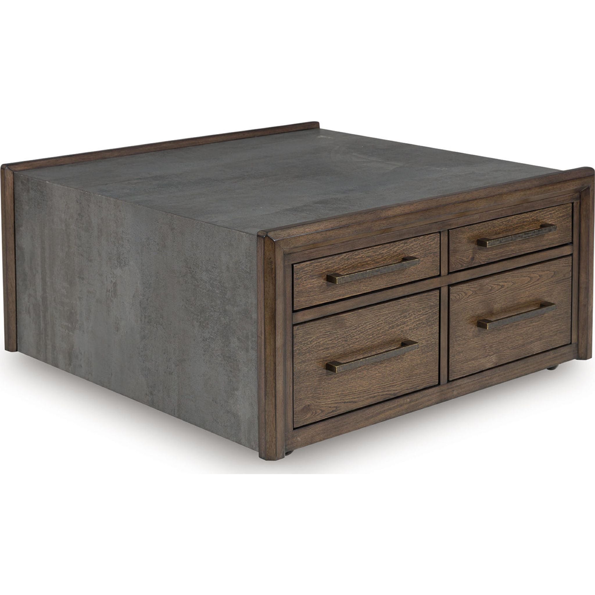Table basse Kallenny - Marron/Gris