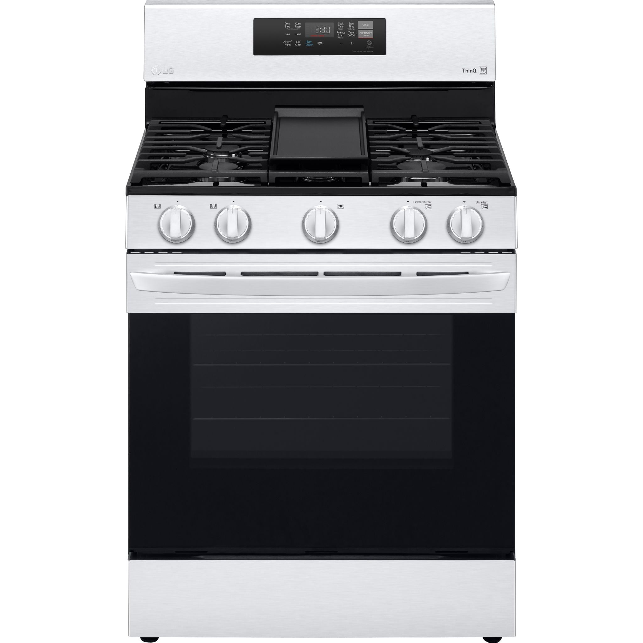 Cuisinière à gaz LG (LRGL5823S) - Acier inoxydable