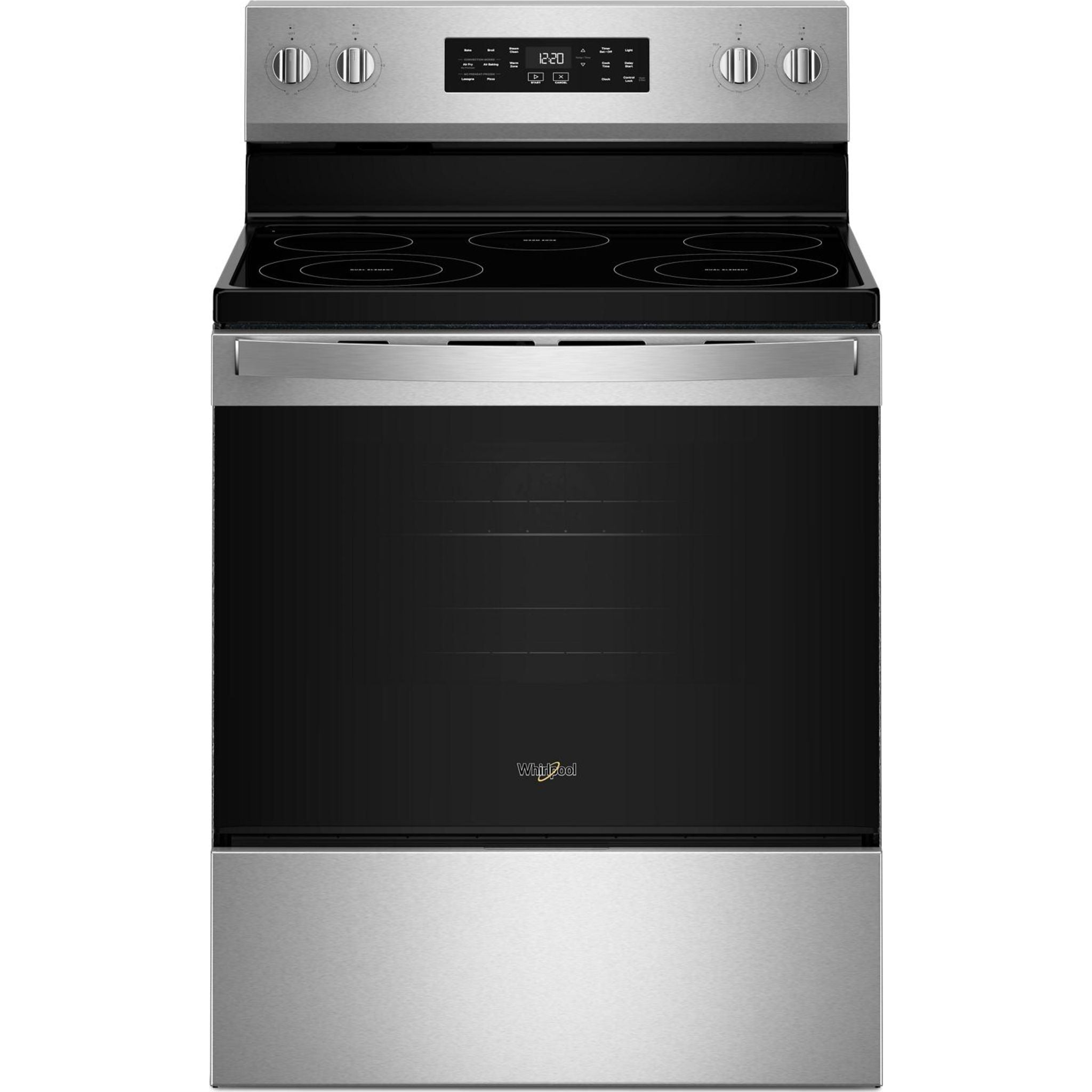 Cuisinière électrique Whirlpool 30 po (YWFES4530SZ) - Acier inoxydable résistant aux traces de doigts