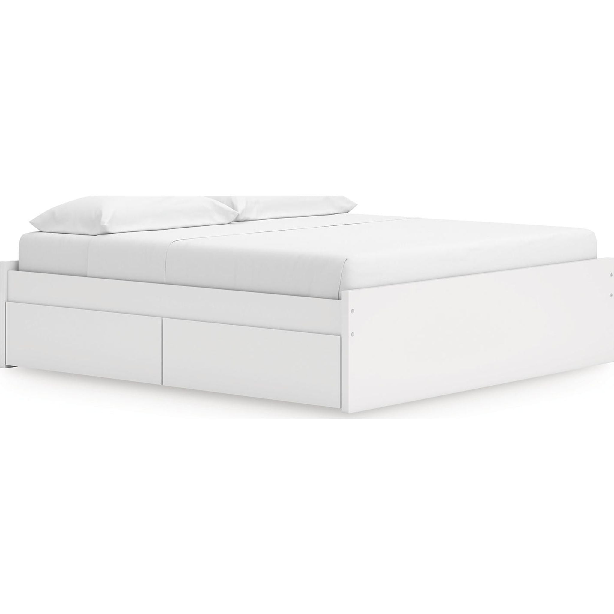 Lit de rangement Onita King - Blanc