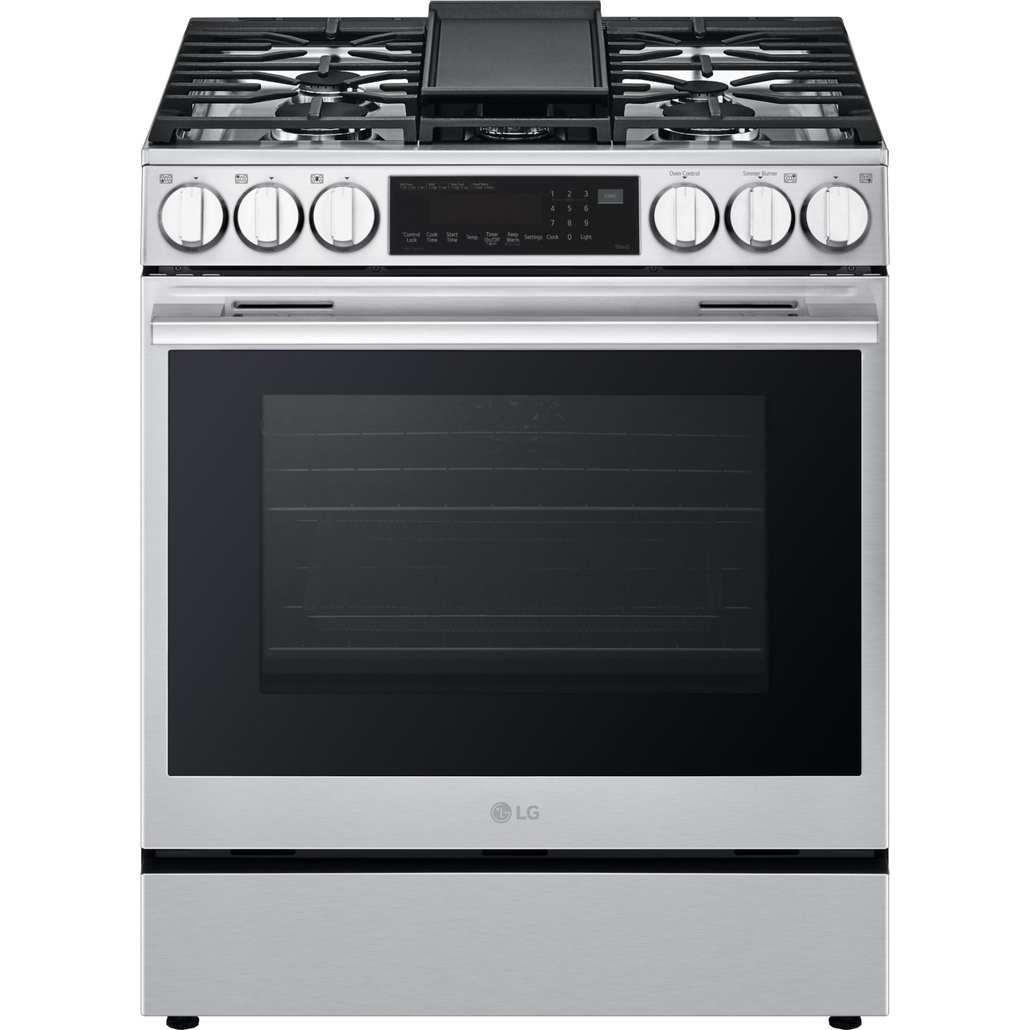 Cuisinière à gaz LG 30 (LSGL6335X) - PrintProof Steel