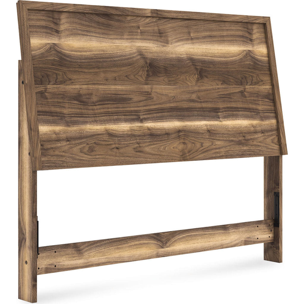 Tête de lit à panneaux Chirason Queen - Marron