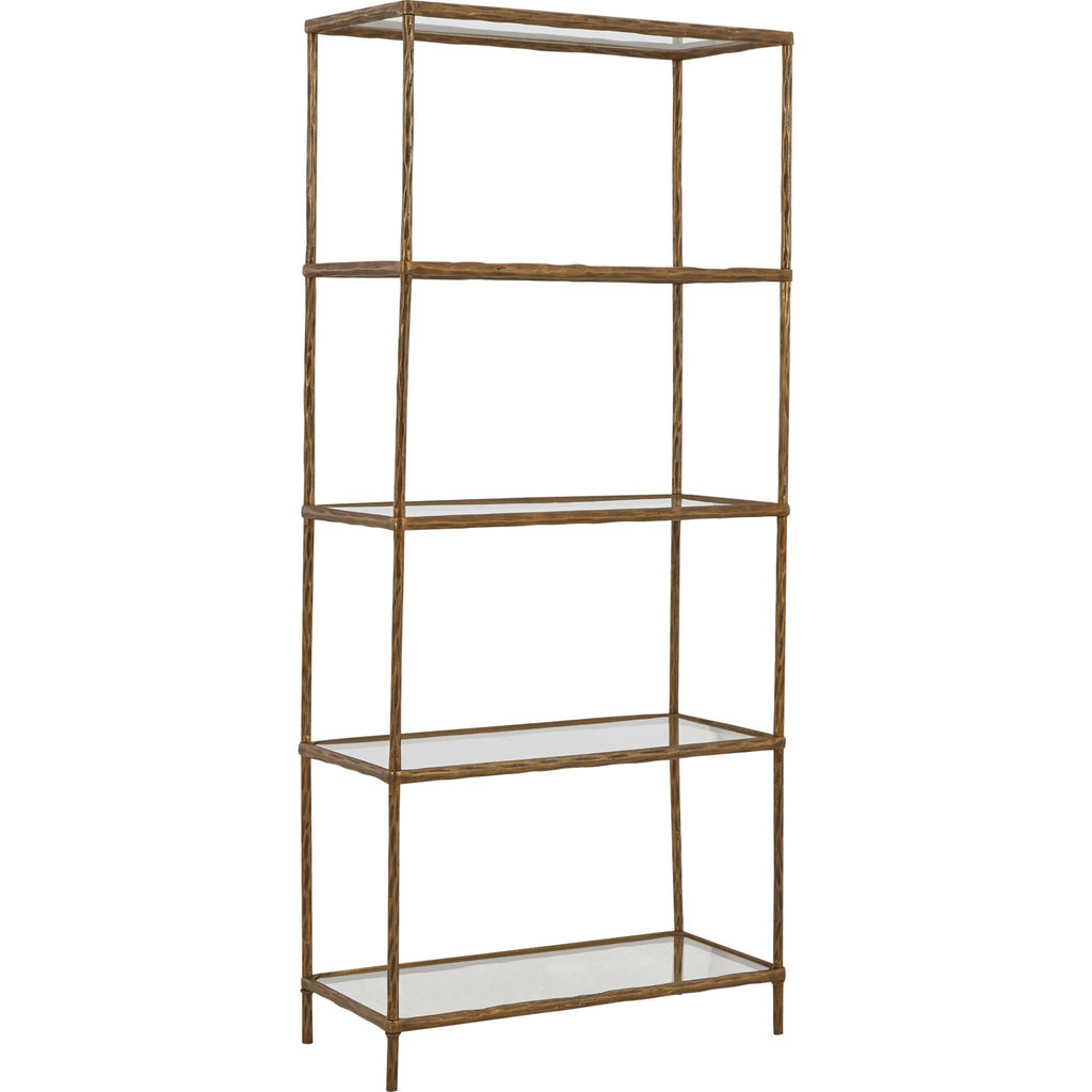 Bibliothèque Ryandale - Finition laiton antique