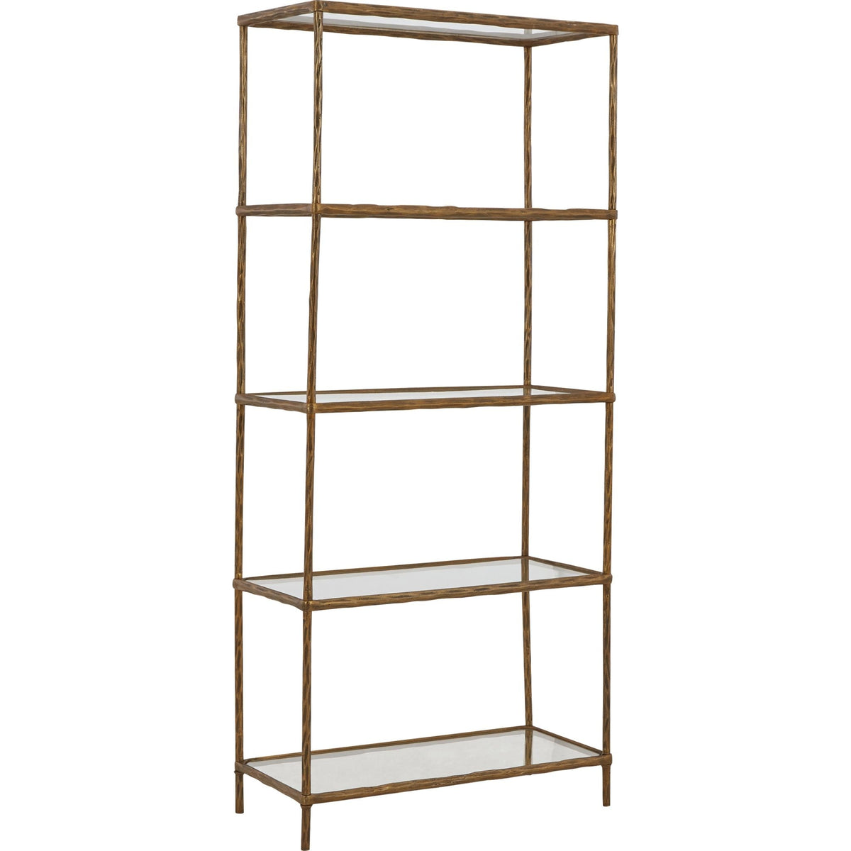 Bibliothèque Ryandale - Finition laiton antique