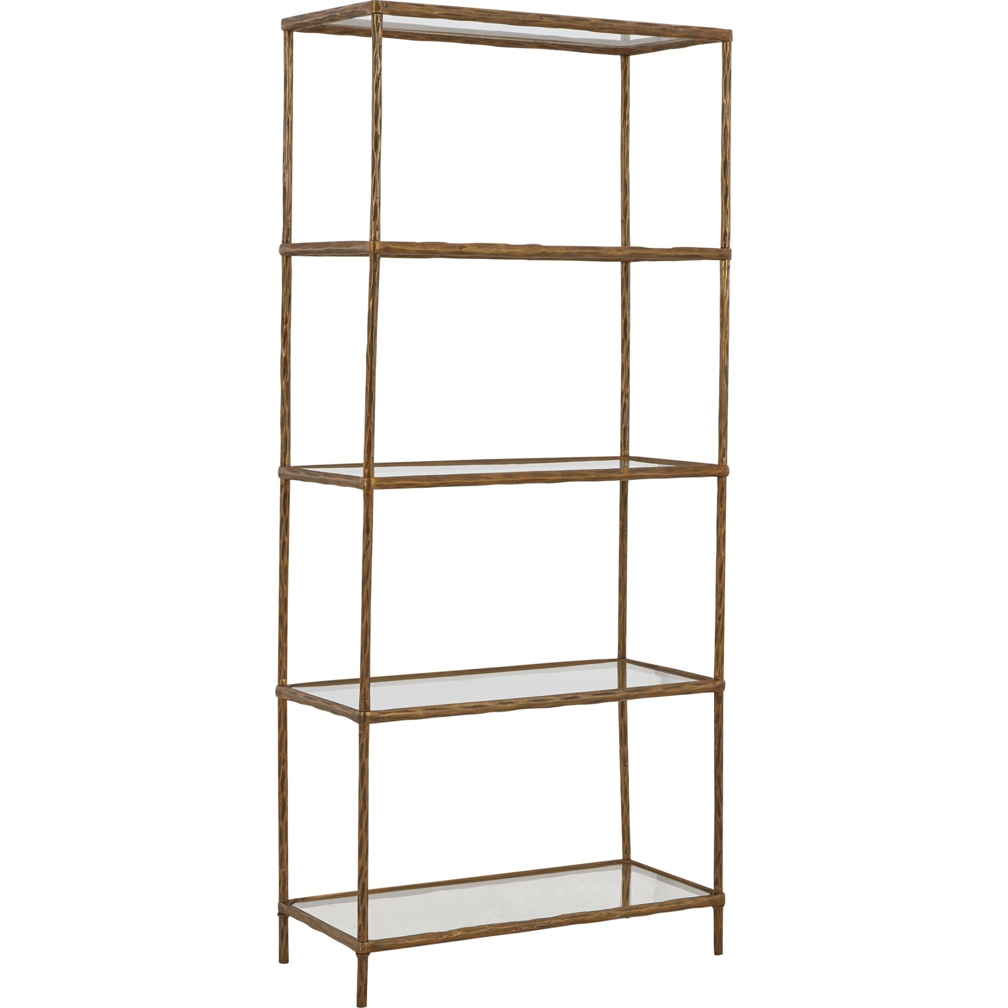 Bibliothèque Ryandale - Finition laiton antique