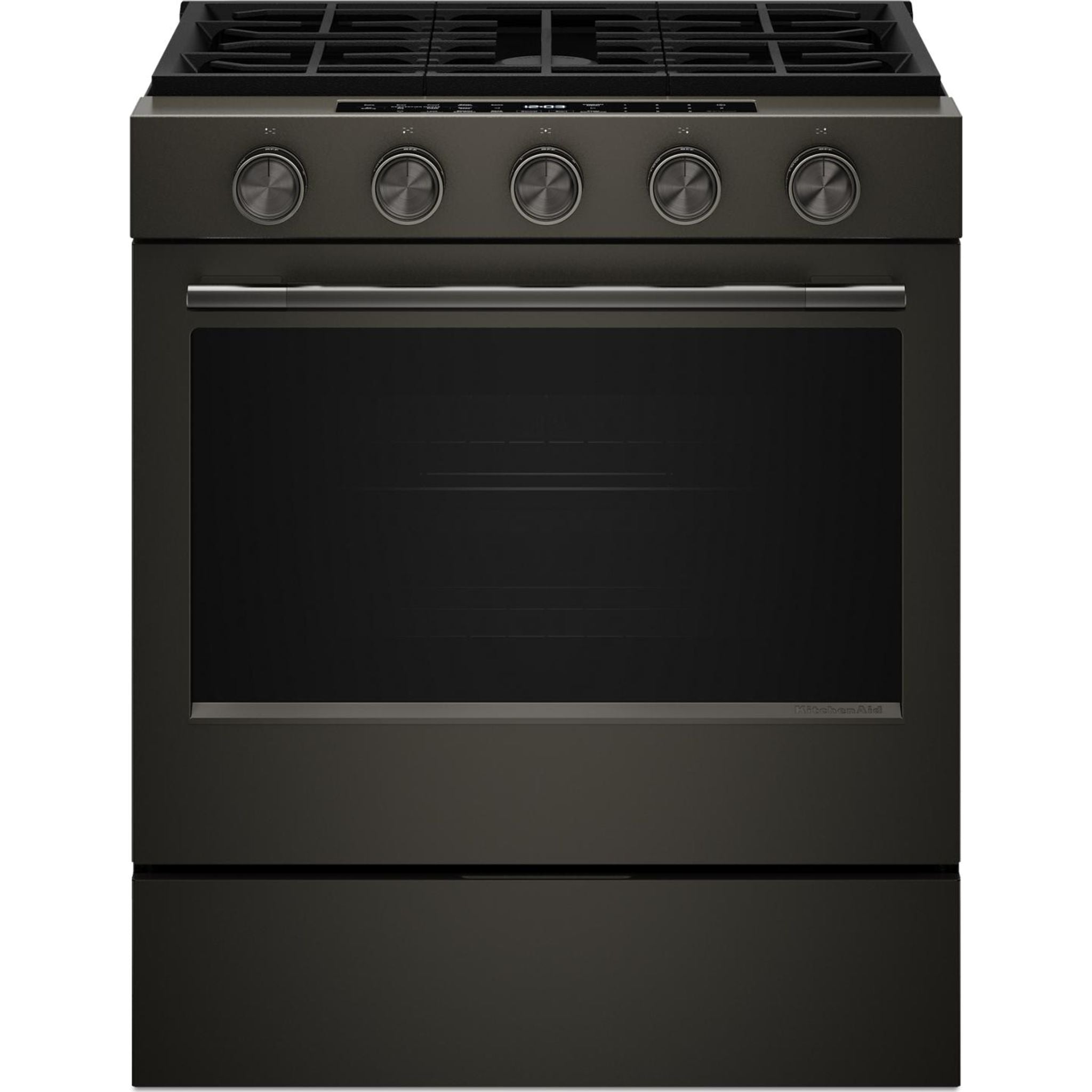 Cuisinière à gaz KitchenAid 30 po (KSGS530SBE) - Minerai noir