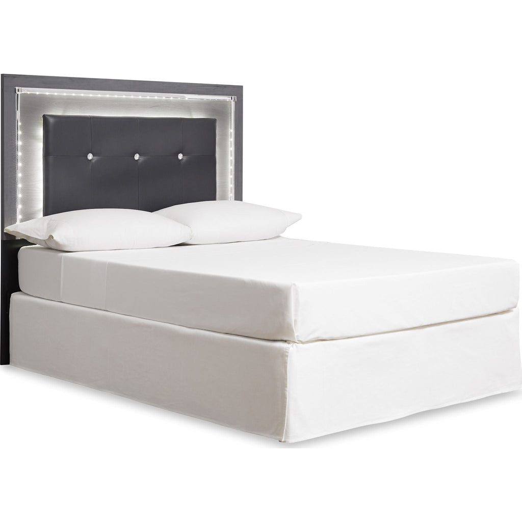 Tête de lit rembourrée Lodanna - Gris