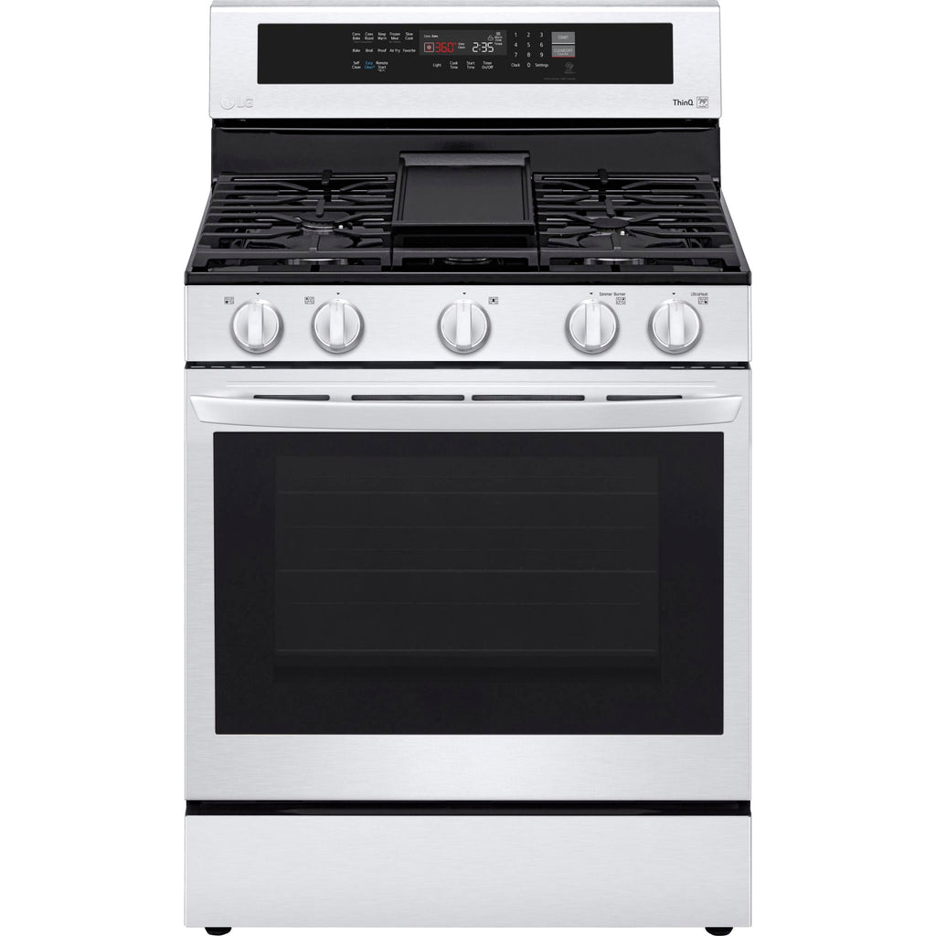 Cuisinière à gaz LG (LRGL5825F) - Acier inoxydable