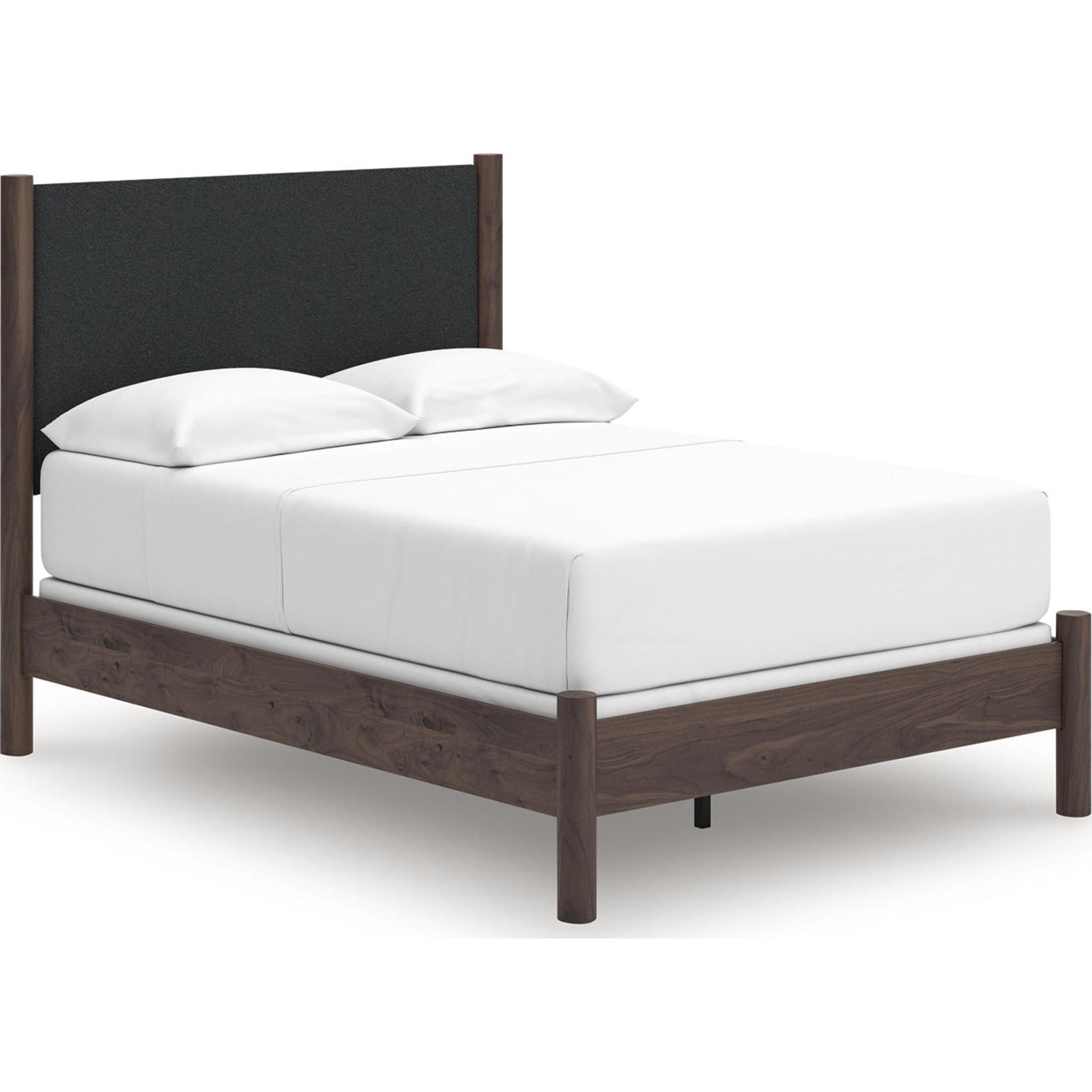 Lit à panneaux Pamytta - Marron