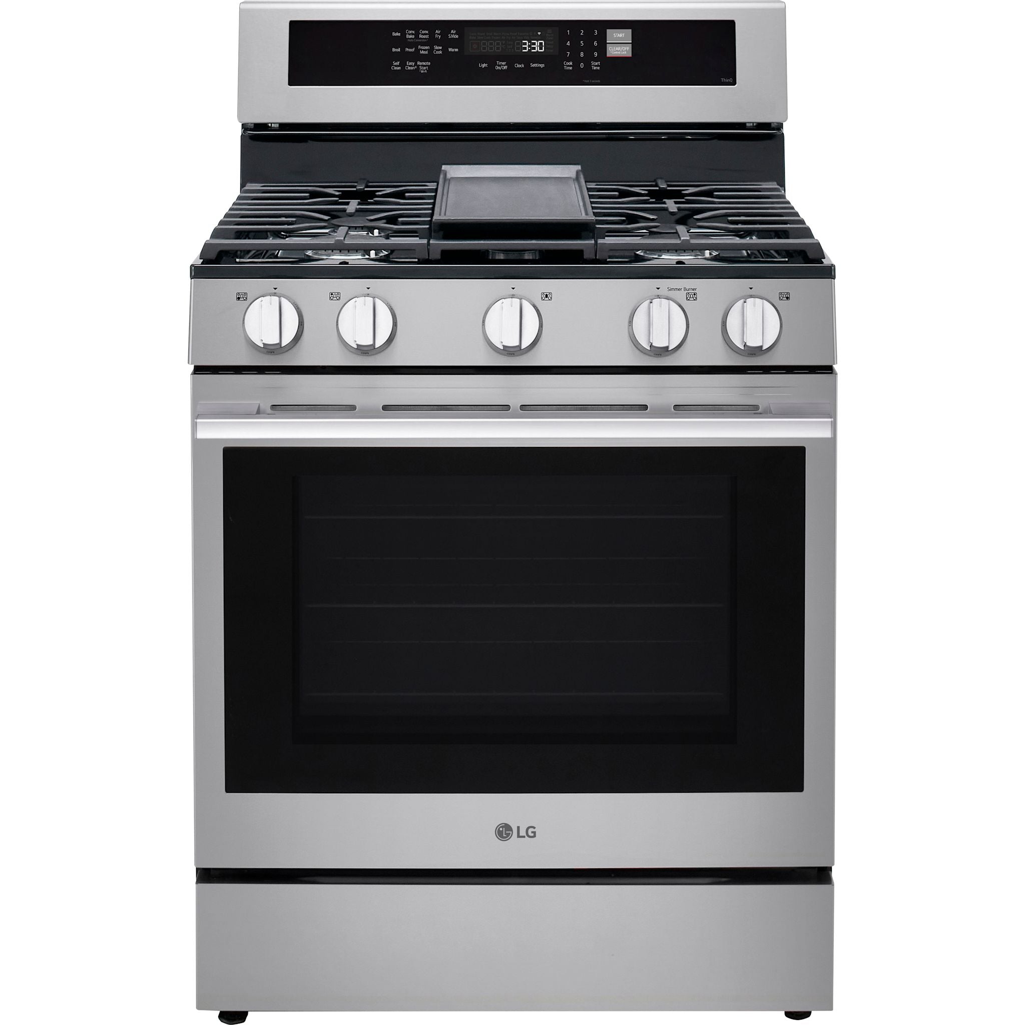 Cuisinière à gaz LG 30 (LRGN6325X) - PrintProof® Acier inoxydable
