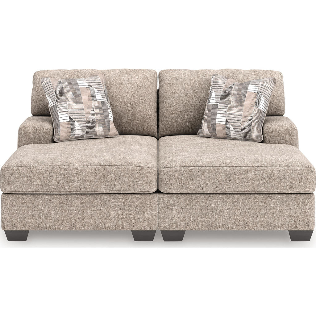 Chaise longue Seyler Lane 2 pièces - Chanvre