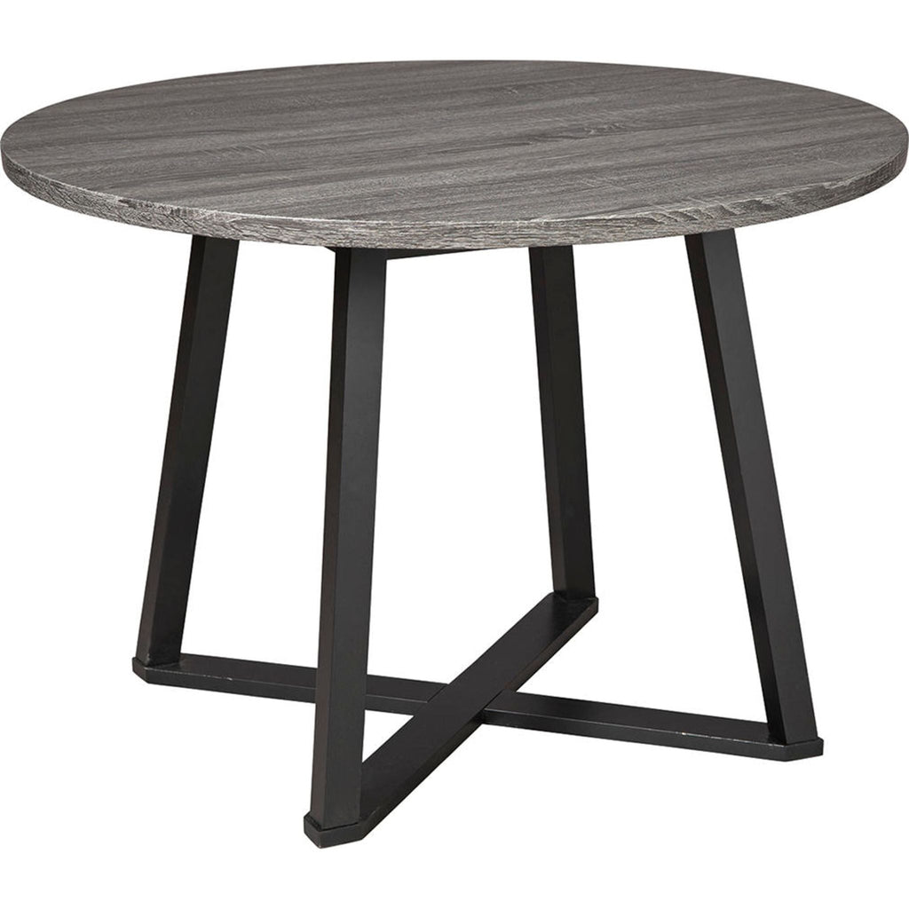 Table à manger Centiar - Gris/Noir - (D372-16)