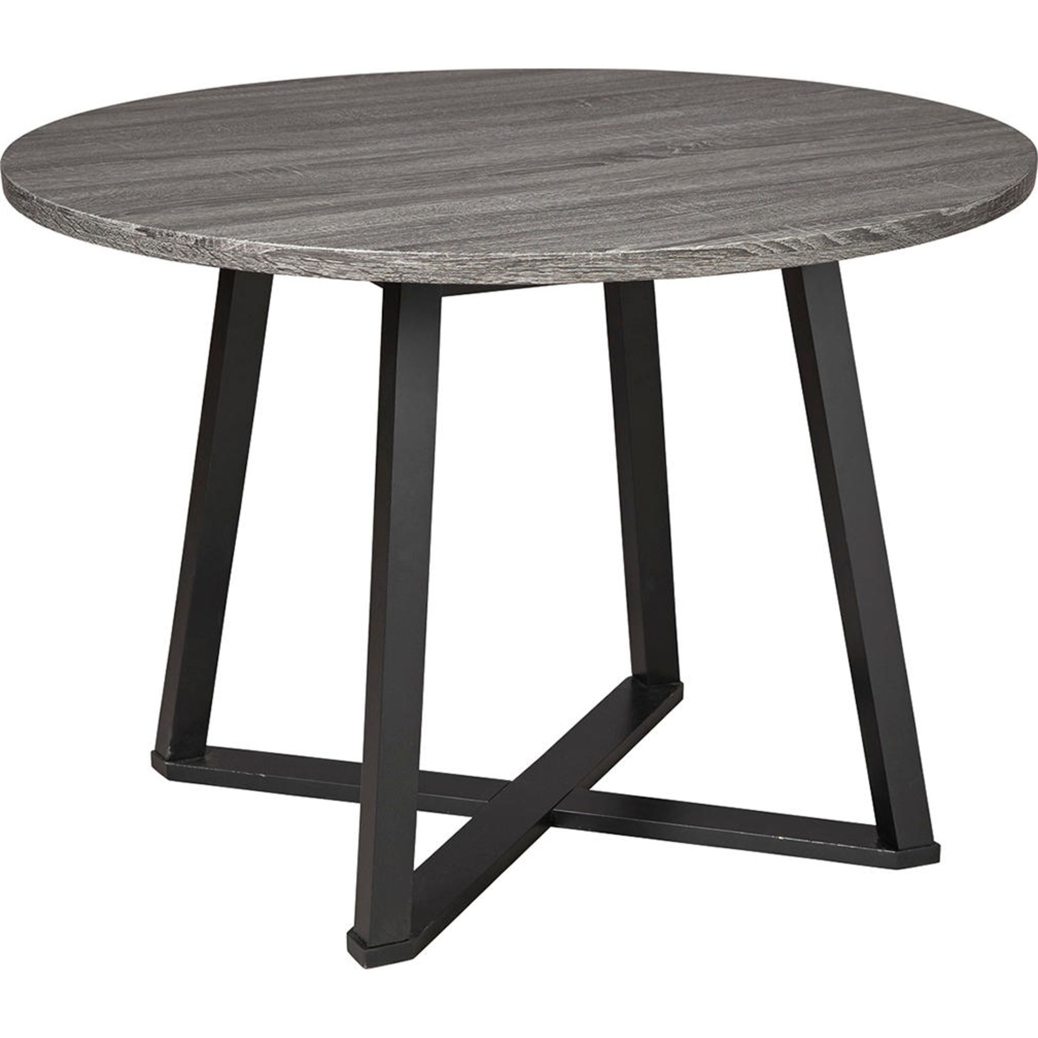 Table à manger Centiar - Gris/Noir - (D372-16)