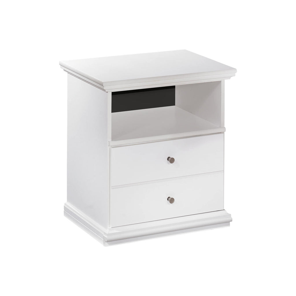 Table de chevet à un tiroir Bostwick Shoals - Blanc