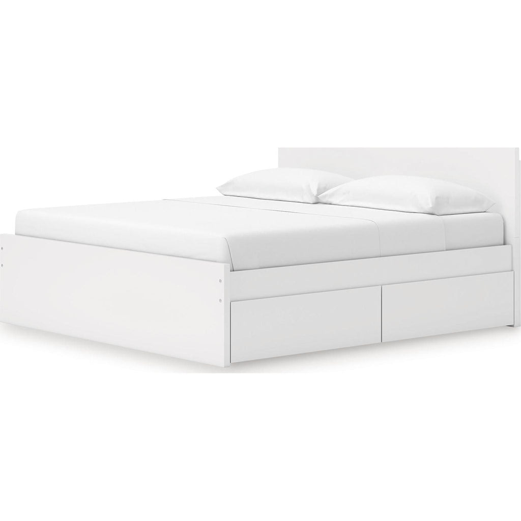 Lit de rangement Onita King - Blanc