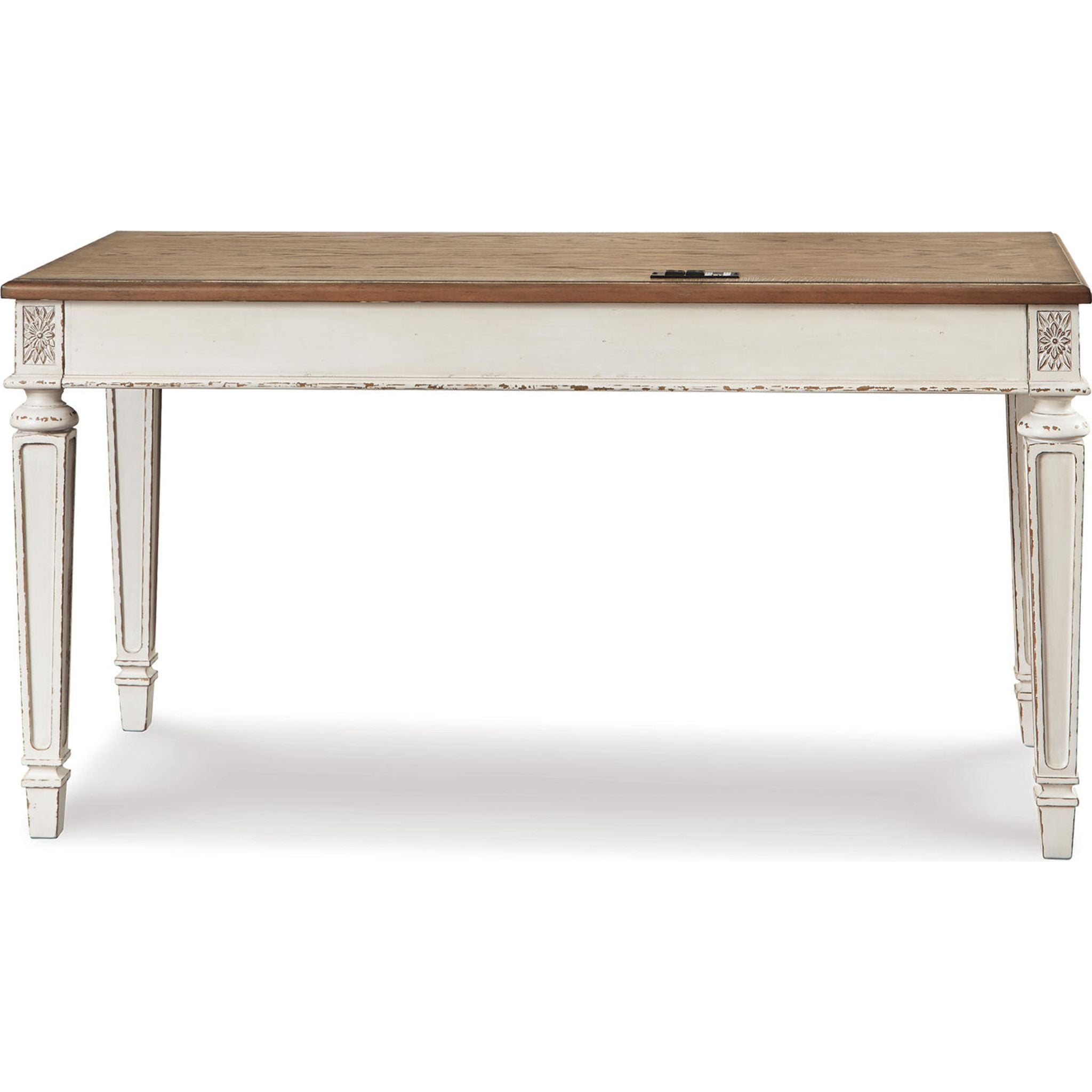 Bureau Realyn - Blanc/Marron