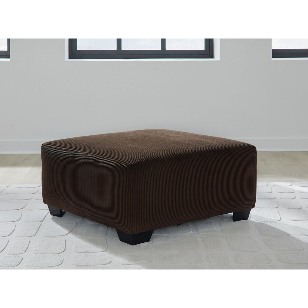 Pouf d'appoint surdimensionné Kimlee - Chocolat